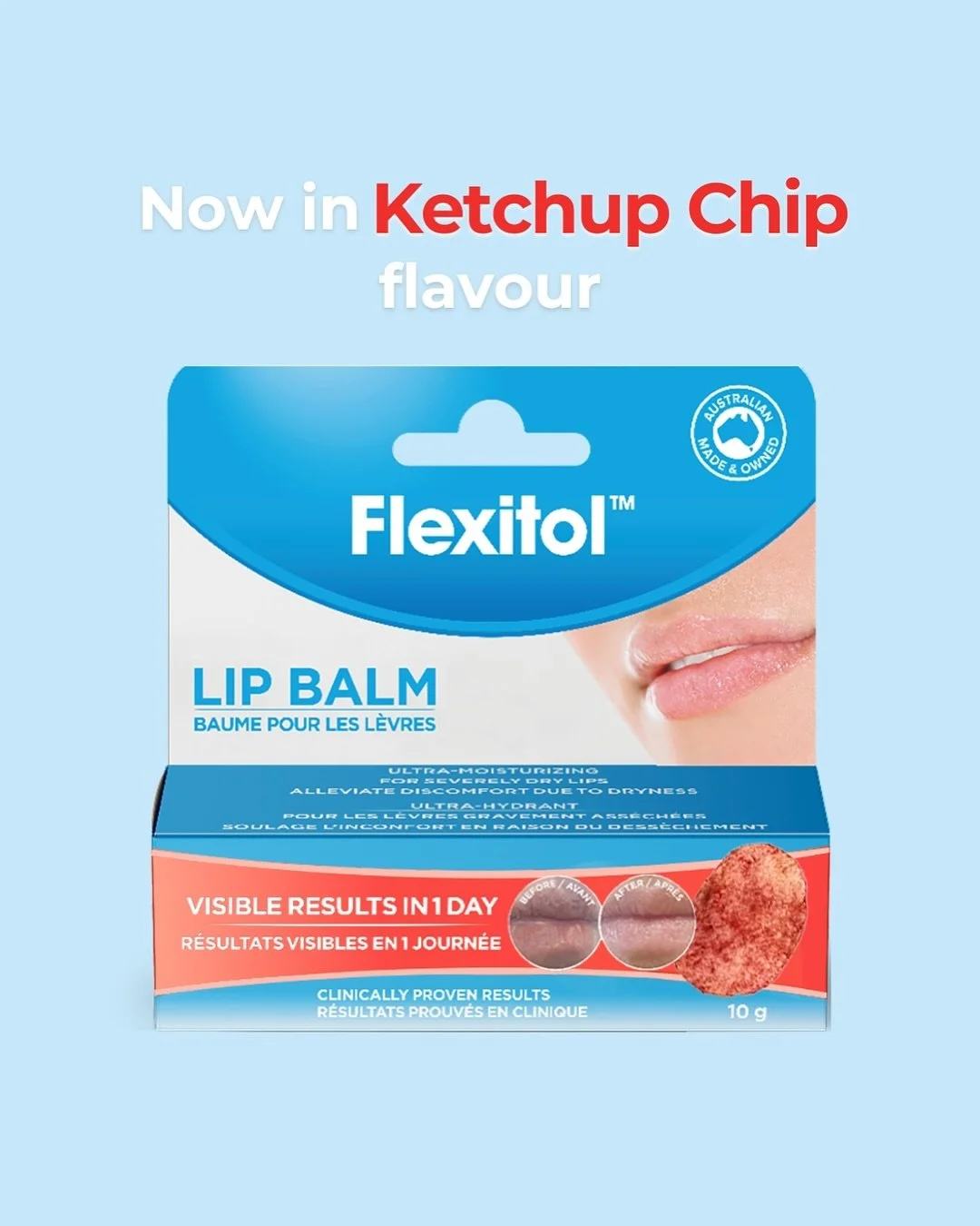April Fools Product Edit (Social) //
Original product render provided by Flexitol Canada //
Food graphic sourced from Canva 