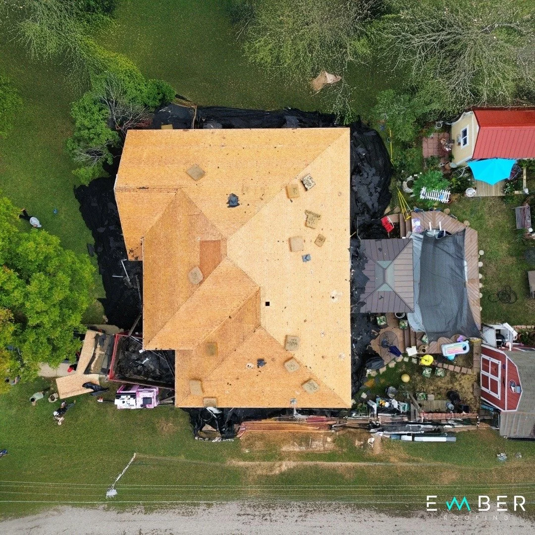 When we strip a roof, we don&rsquo;t just stop at the top layer; we go all the way down to the decking.  We&rsquo;ve encountered multiple roofs with two, sometimes even three, layers of old felt hiding underneath.

It might look fine from the surface