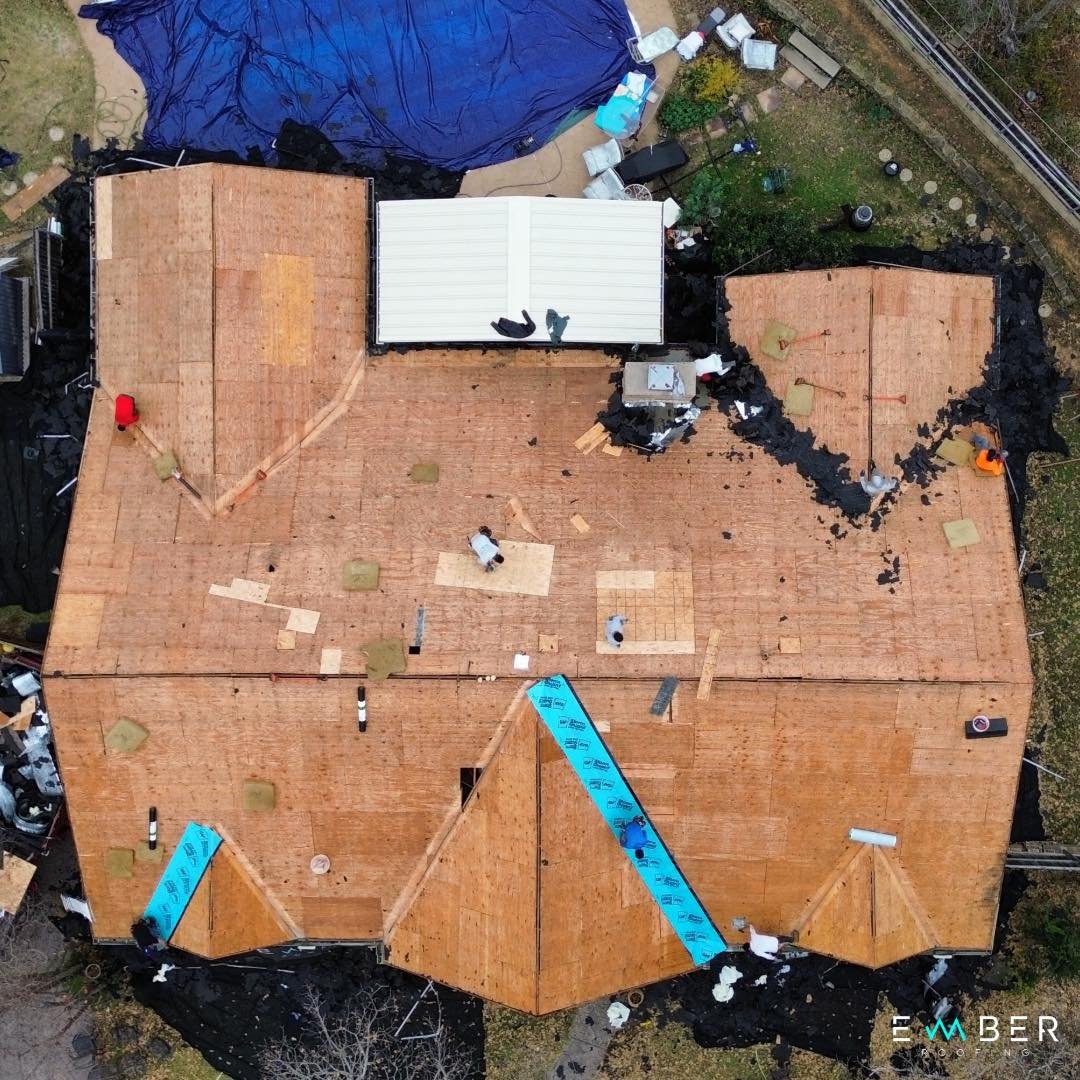 When we strip a roof, we don&rsquo;t just stop at the top layer; we go all the way down to the decking.  We&rsquo;ve encountered multiple roofs with two, sometimes even three, layers of old felt hiding underneath.

It might look fine from the surface