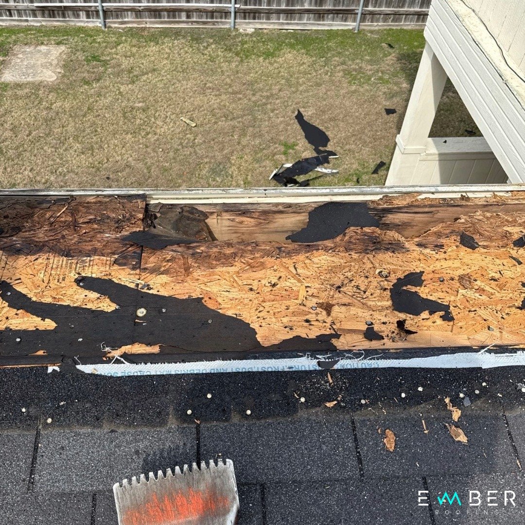 Decking Damage of the Week!

When getting a new roof, going down to the decking isn&rsquo;t optional; it&rsquo;s essential. Damaged or rotted decking can&rsquo;t hold nails properly, which means your brand-new shingles won&rsquo;t last.

At Ember, we