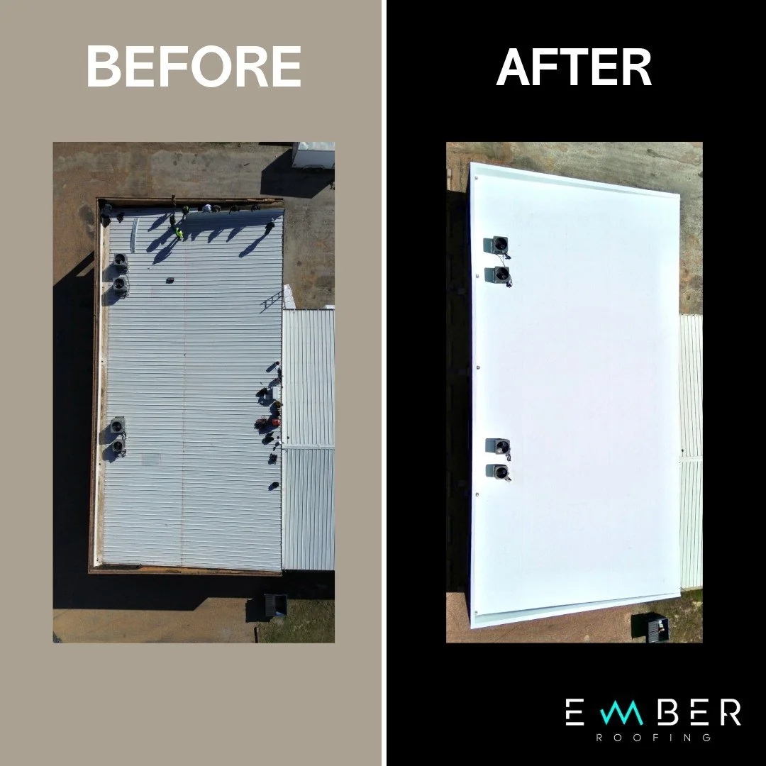 Before ➡️ After

Our first commercial roof is officially complete. Built with precision, durability, and pride. This is just the beginning!

#CommercialRoofing #BeforeAndAfter #BuiltToLast #RoofingDoneRight #RoofWithEmber #SeeYouAtTheTop #ViewsFromTh