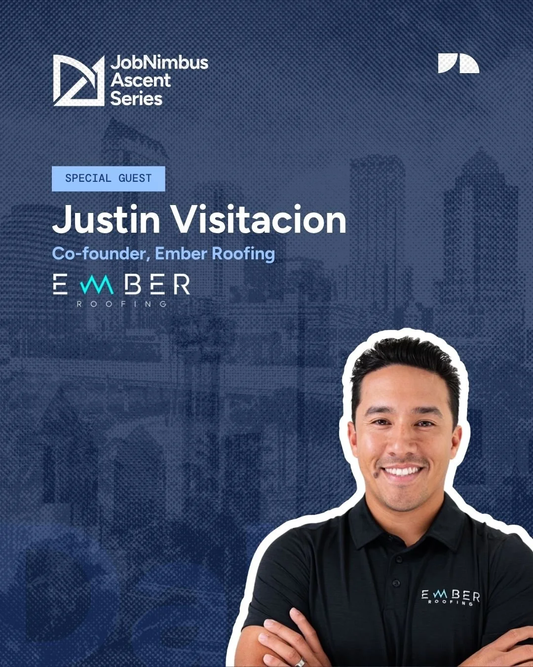 We're excited to share that our co-founder, Justin, will be speaking at the JobNimbus Ascent Series in Dallas on June 12! Join him and other industry leaders for a day of networking, insights, and practical strategies to help contractors grow and sca