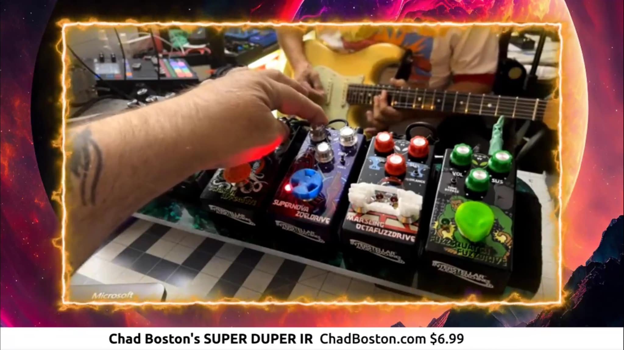 Interstellar Audio Machines and Eric Bice - video with my Strat and My Brock Les Paul coming later 

No talking- my friend Brian C Hadley playing while I adjust the settings - super fun !