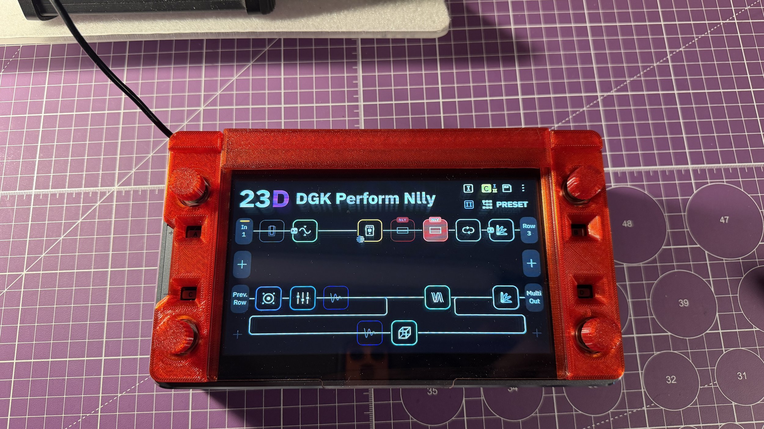 Neural DSP Quad Cortex MINI Screen Guard with Toppers