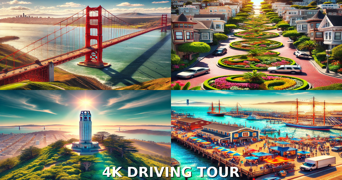 How to enjoy a drive through San Francisco while hitting major tourist hotspots?