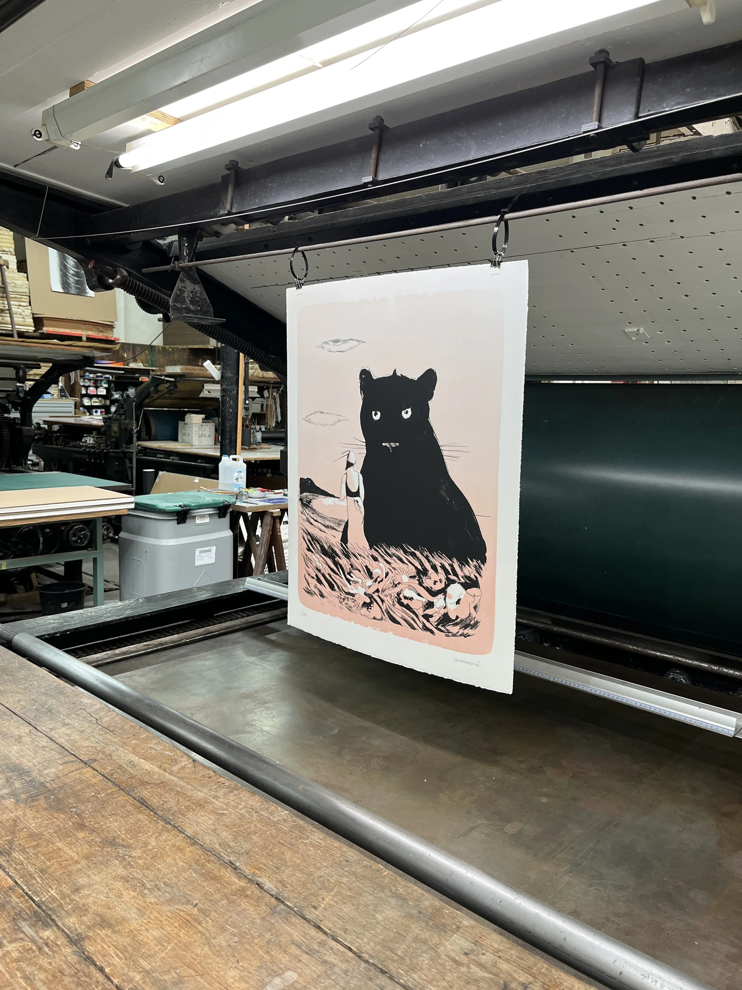 "Panther" Lithograph