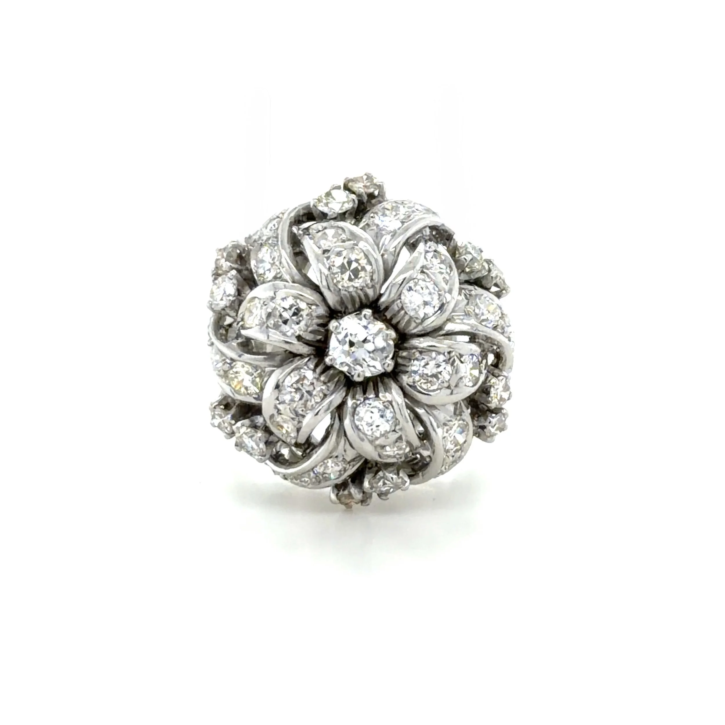 Vintage, Diamond Bombe Cocktail Ring