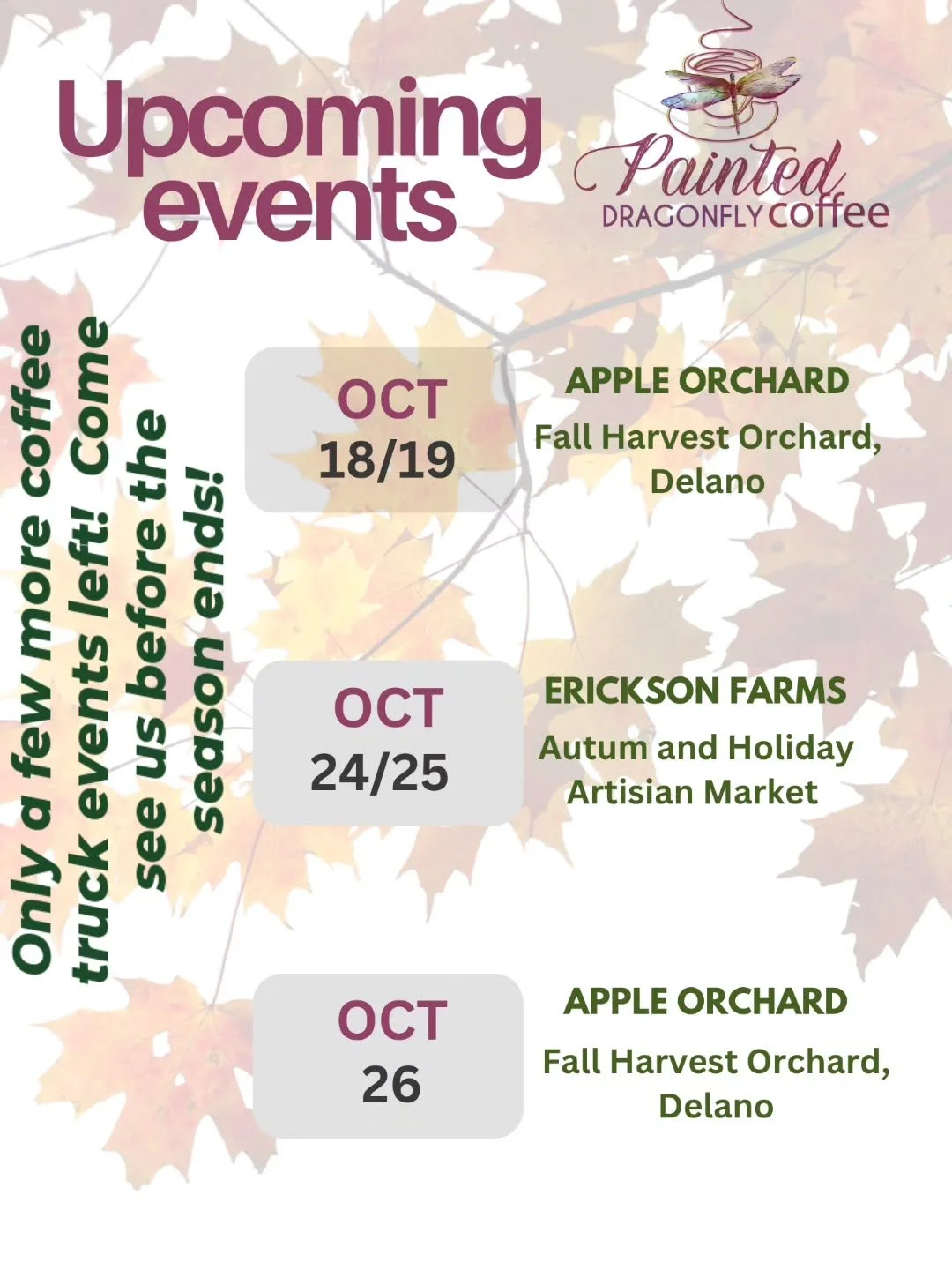 Last call! Only two weekends left! Get your fall fix at @fallharvestorchard in Delano this weekend and @erickson_farmstead next weekend! #fallharvest #appleorchard #mnfall #mnfun