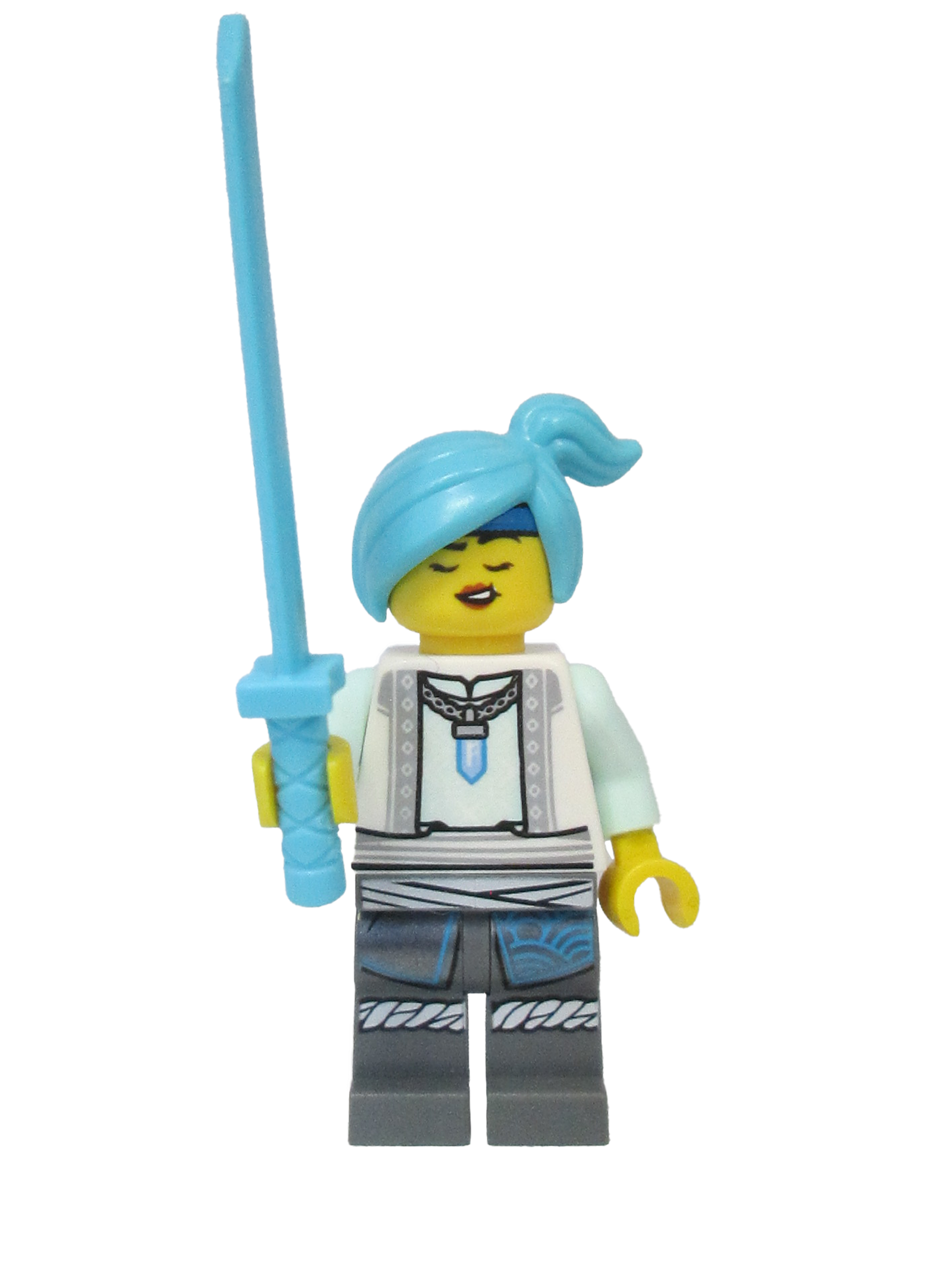 A blue ninja girl who somehow turned out to be a mix of Bubbles from the PowerPuff Girls, Zenitsu from Demon Slayer, and Wyldstyle from the Lego Movie
