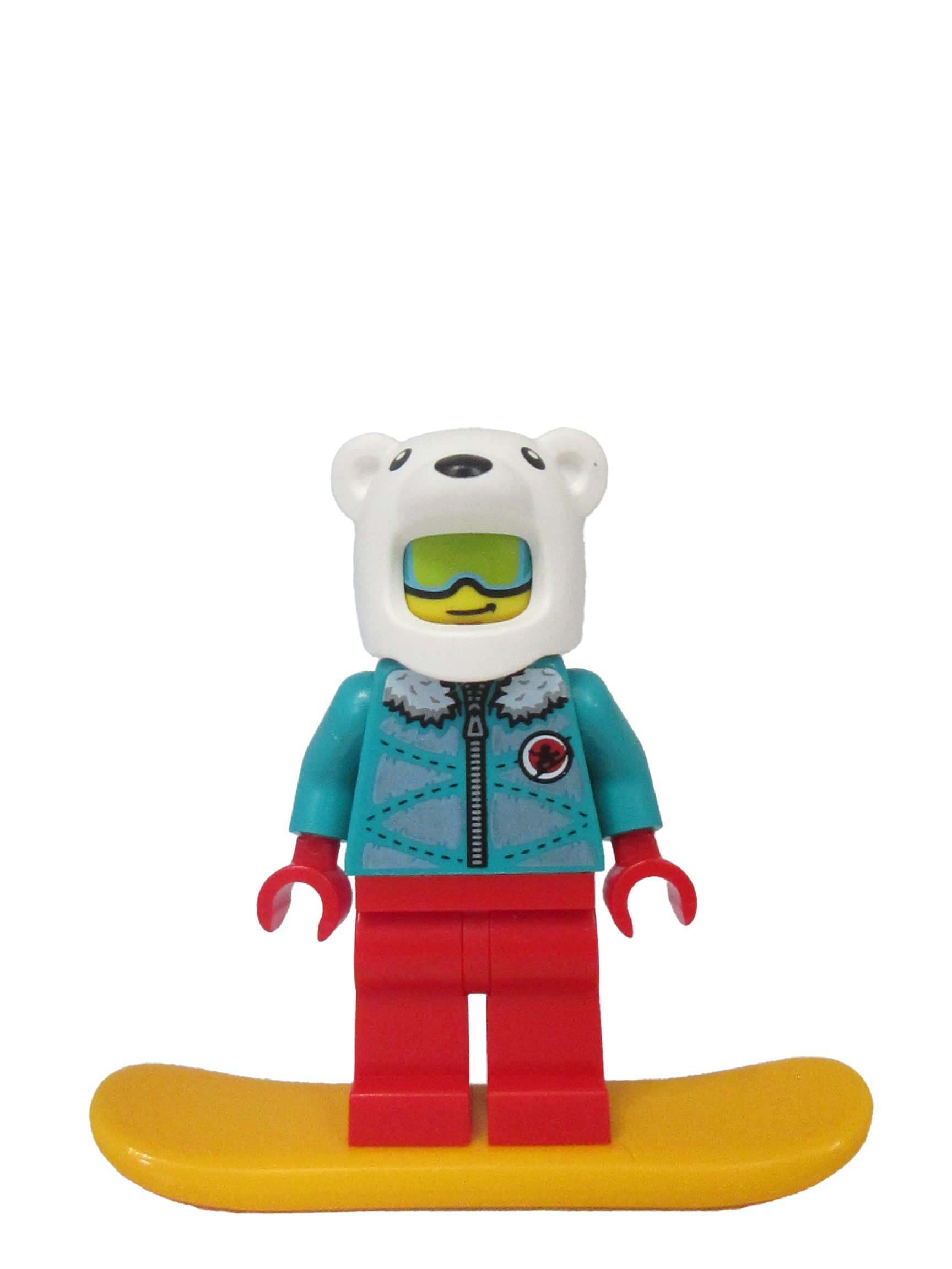 A polar bear snowboarder to match my sister's penguin snowboarder