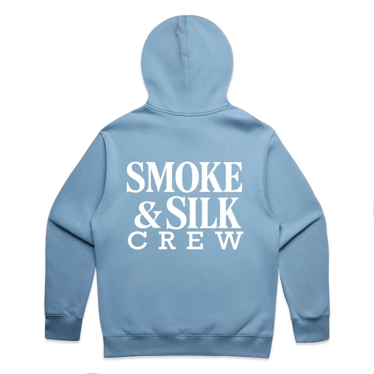 Smoke & Silk Hoodie | Carolina Blue