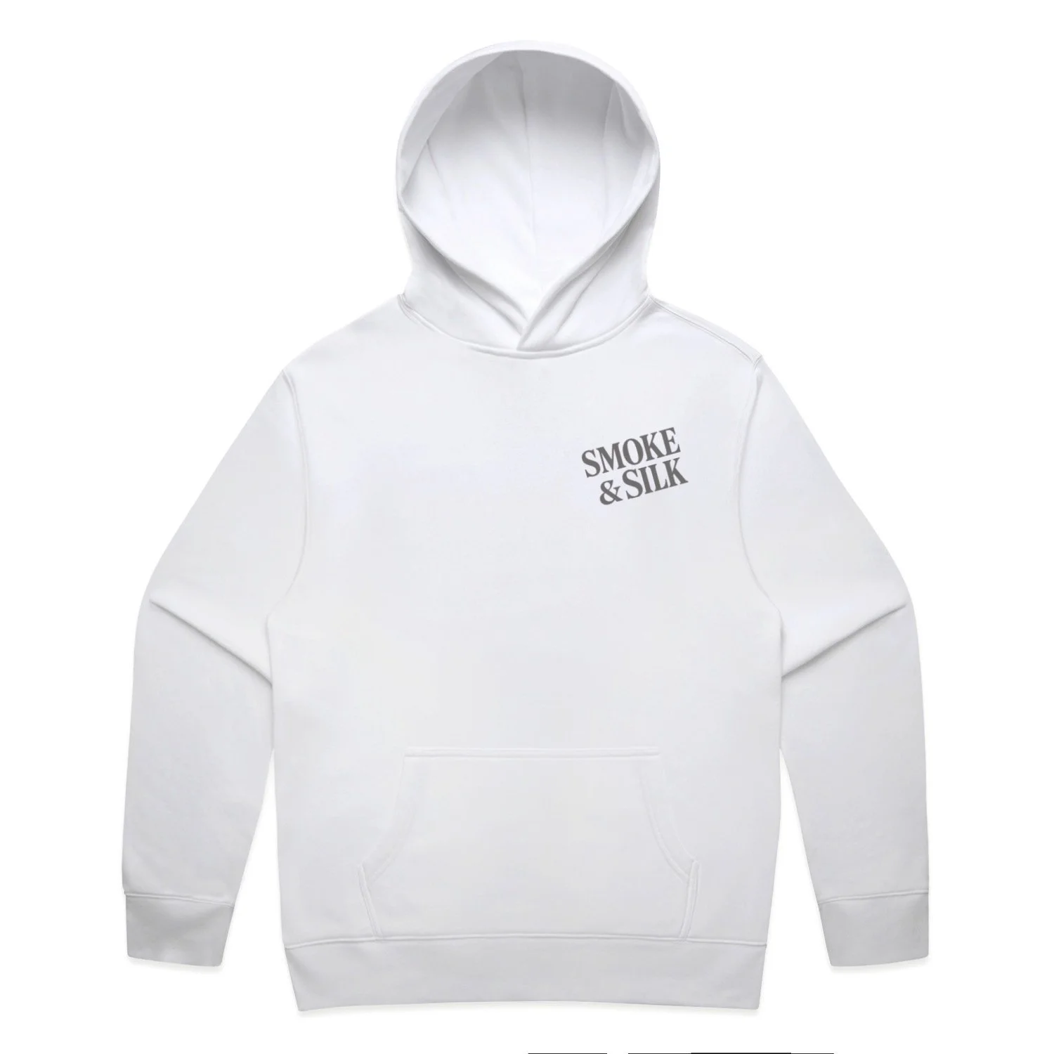 Smoke & Silk Hoodie | White