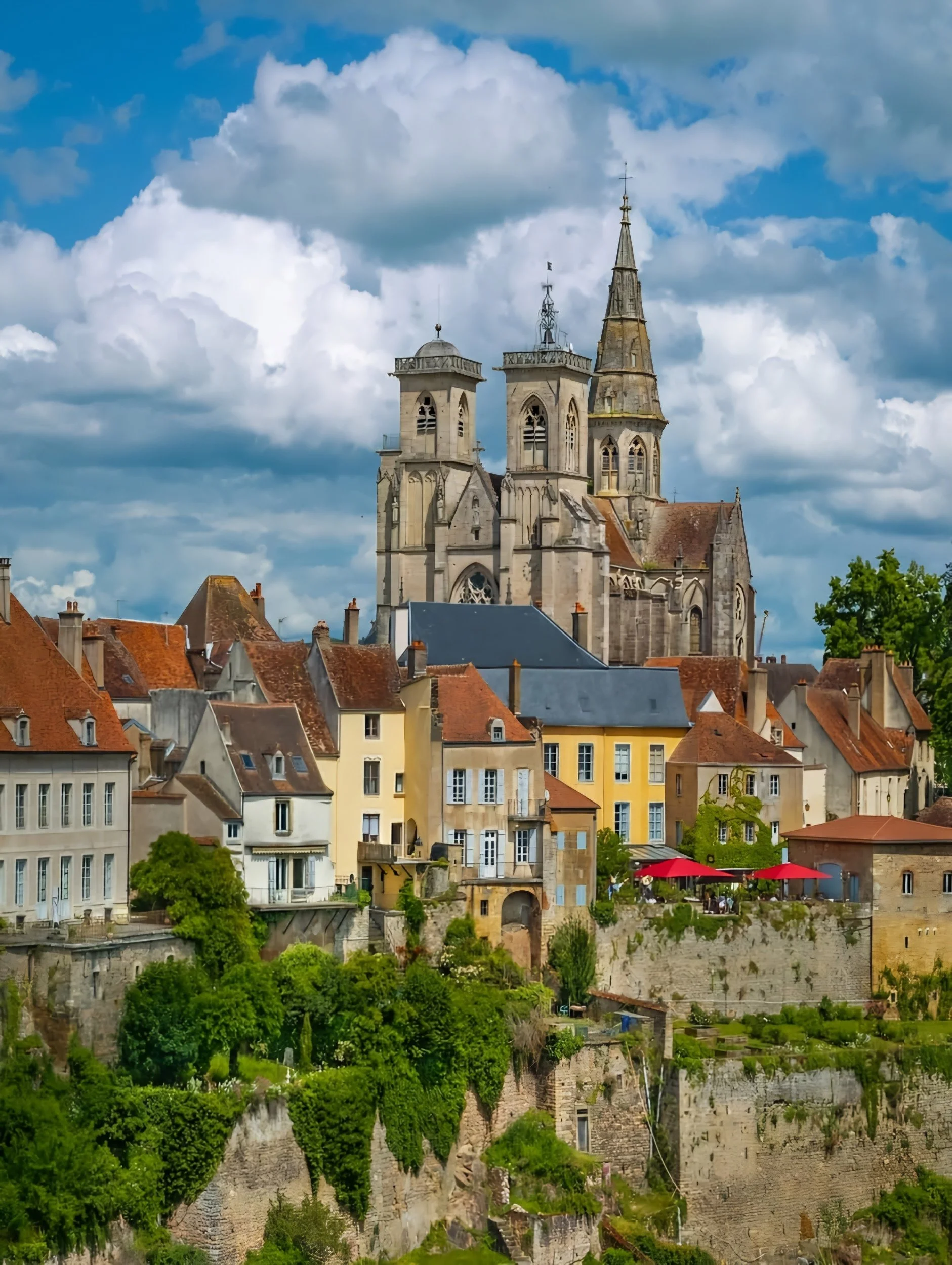architecture in street view in Semur-en-Auxois .jpg