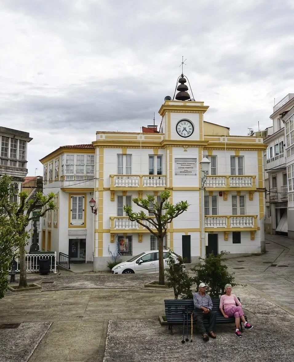 town square in cedeira
