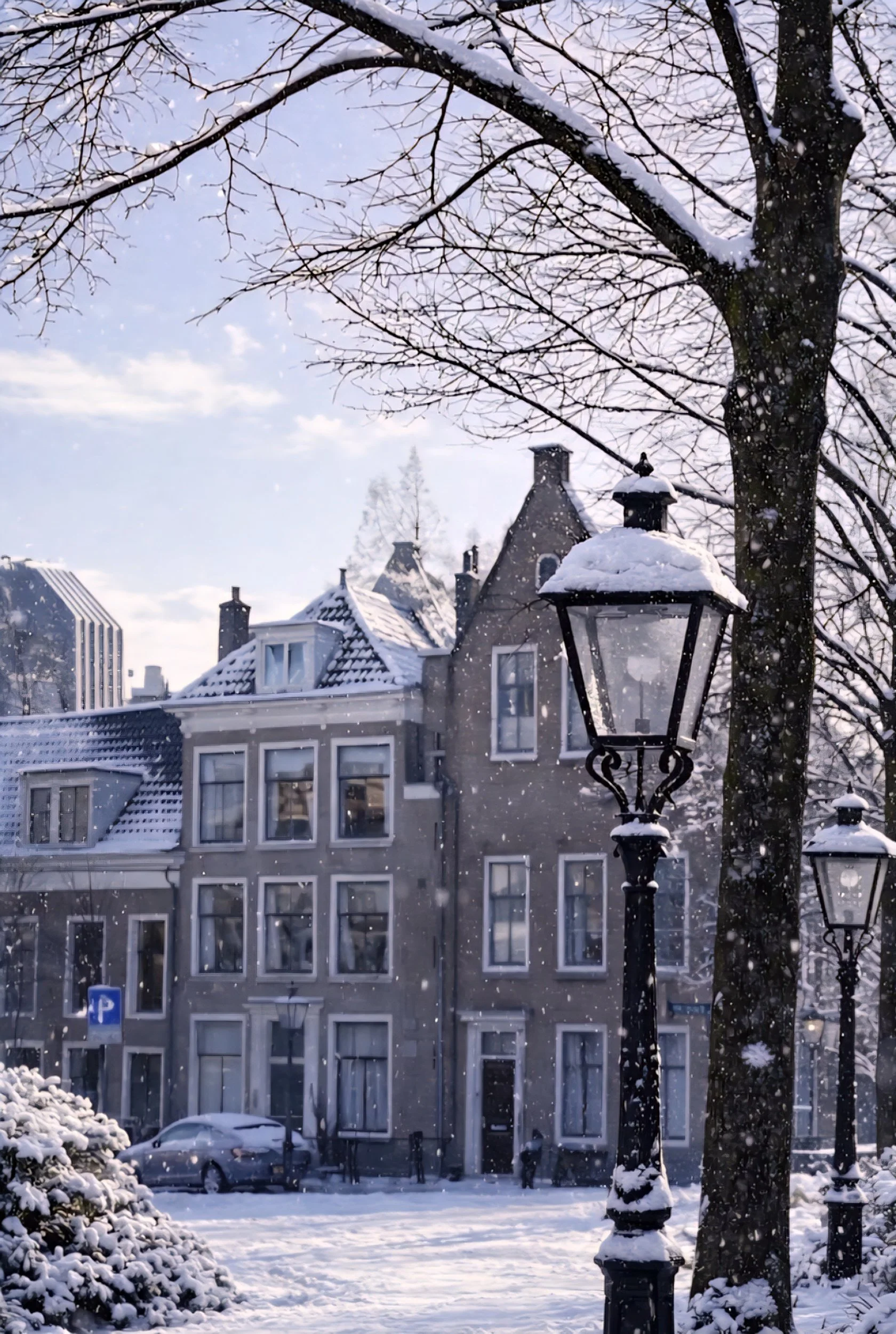 leiden streein in winter