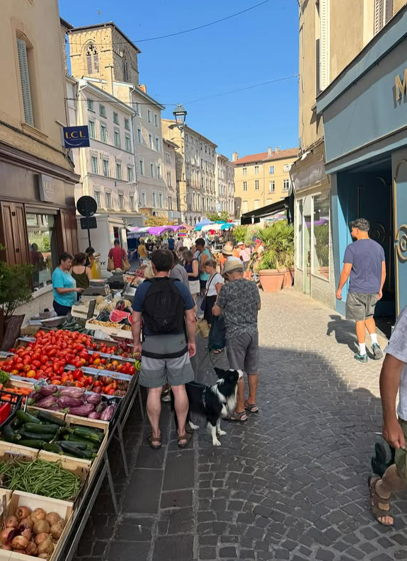 market in Romans-sur-Isère