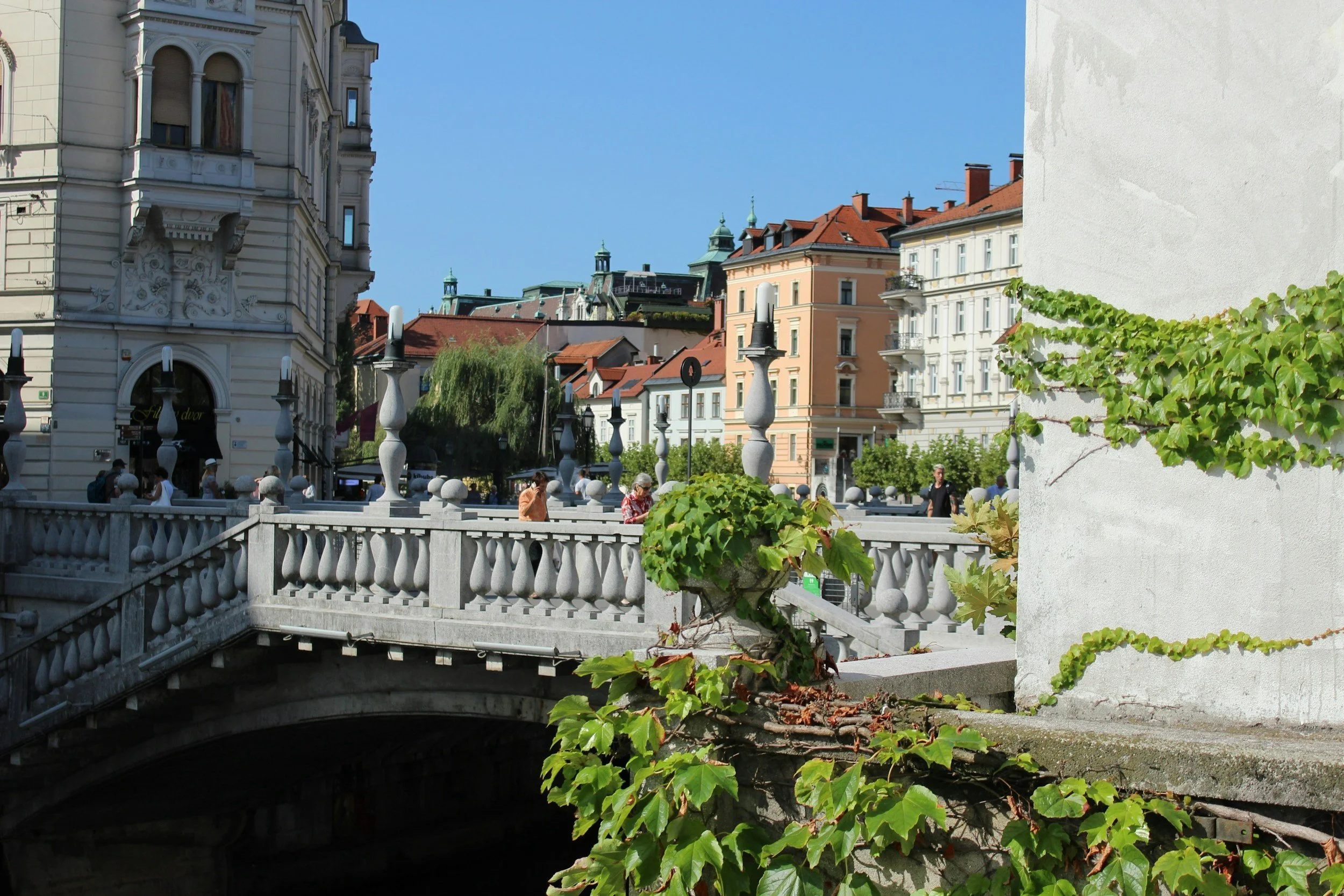 Ljubljana river view