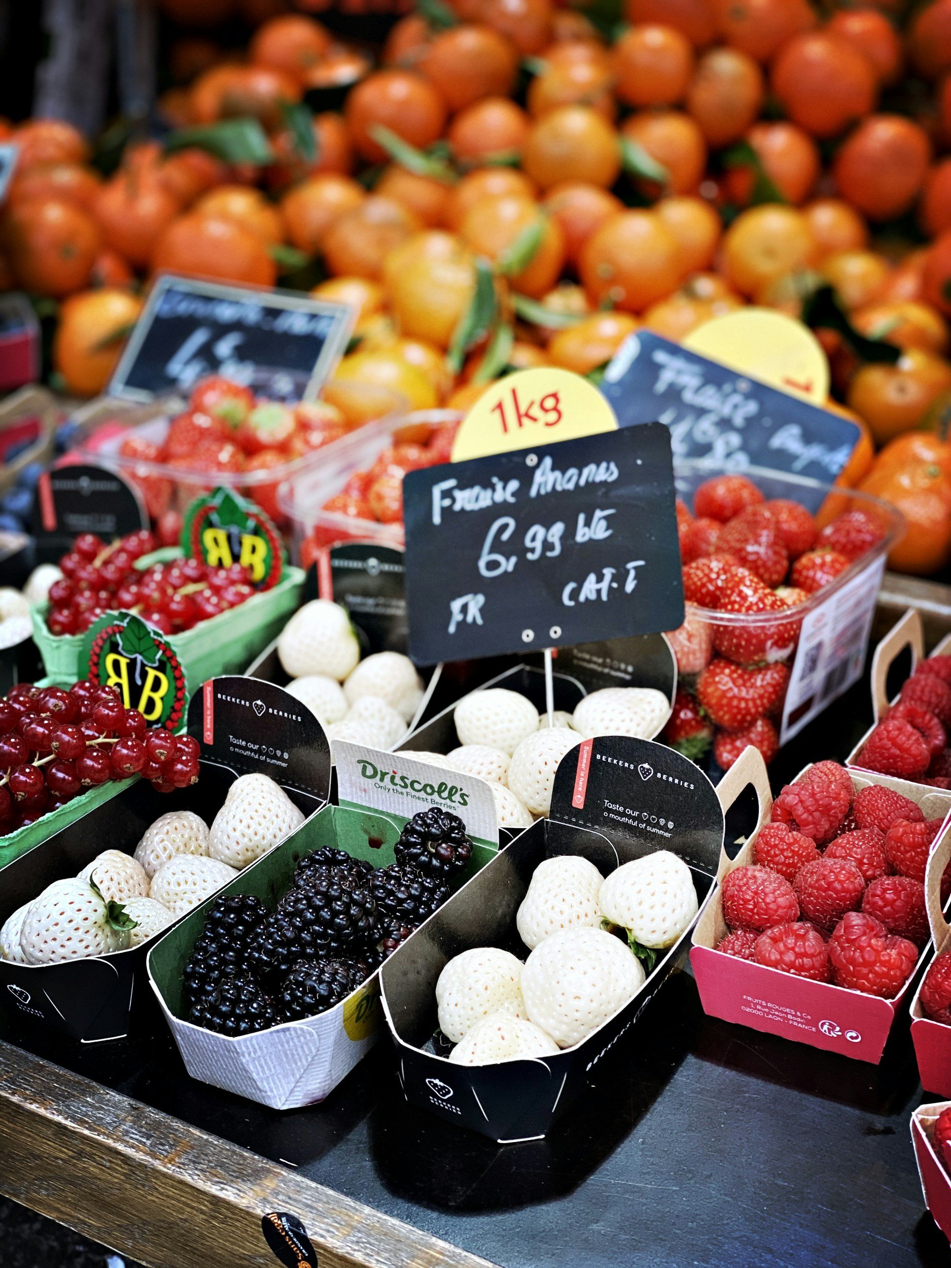 veggies at burgundy market