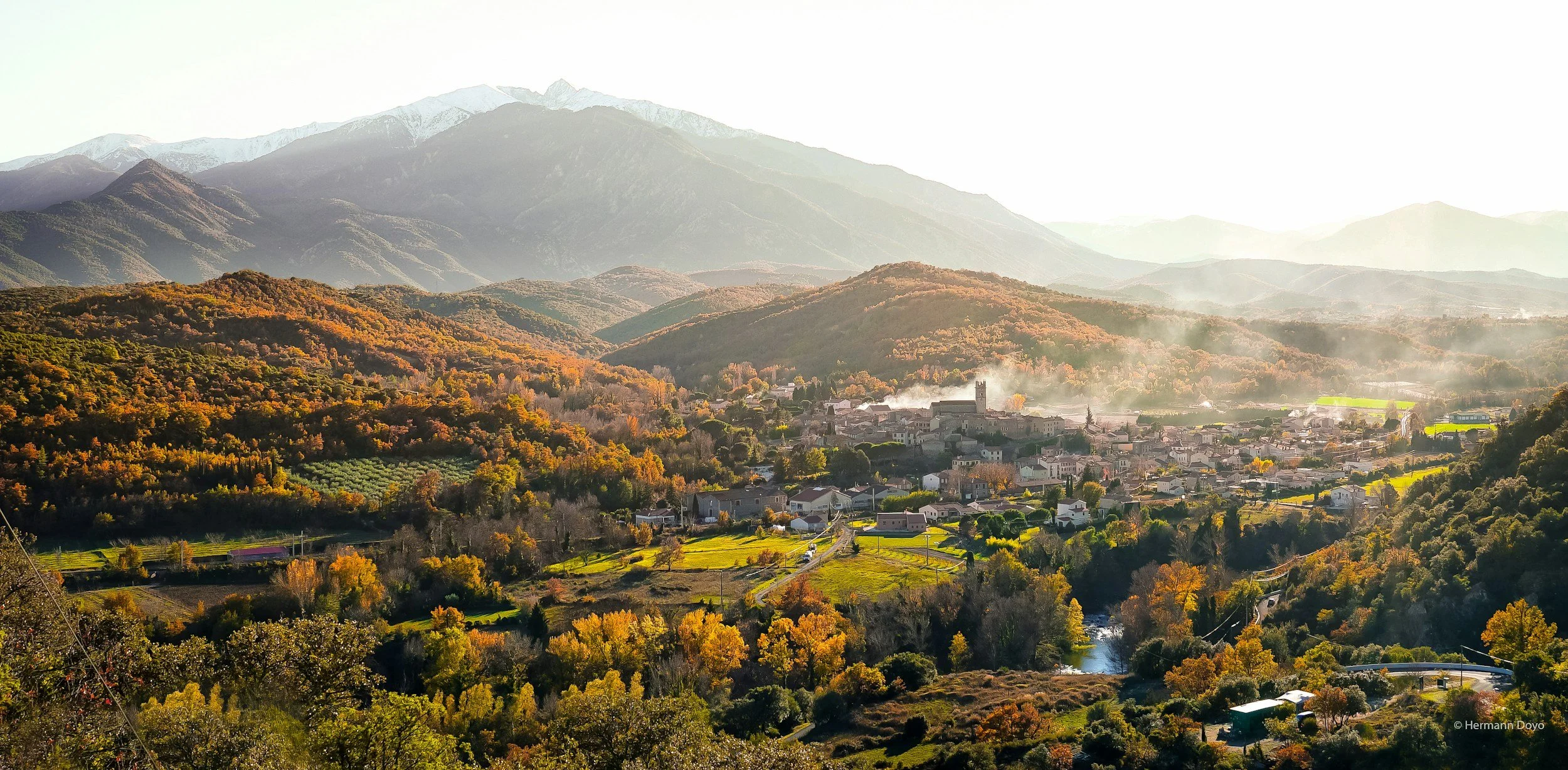 Occitanie autumn view