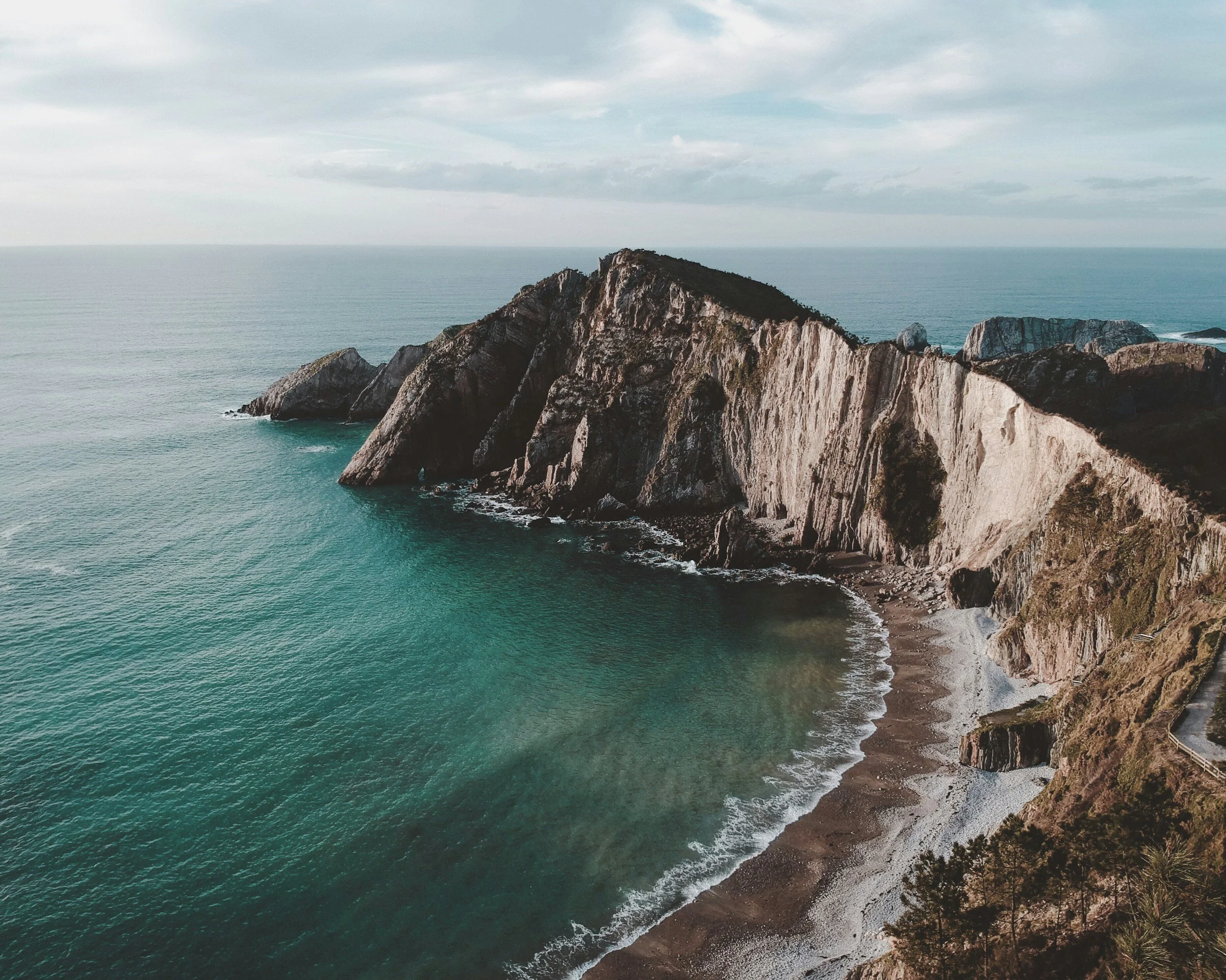 coastline in asturias
