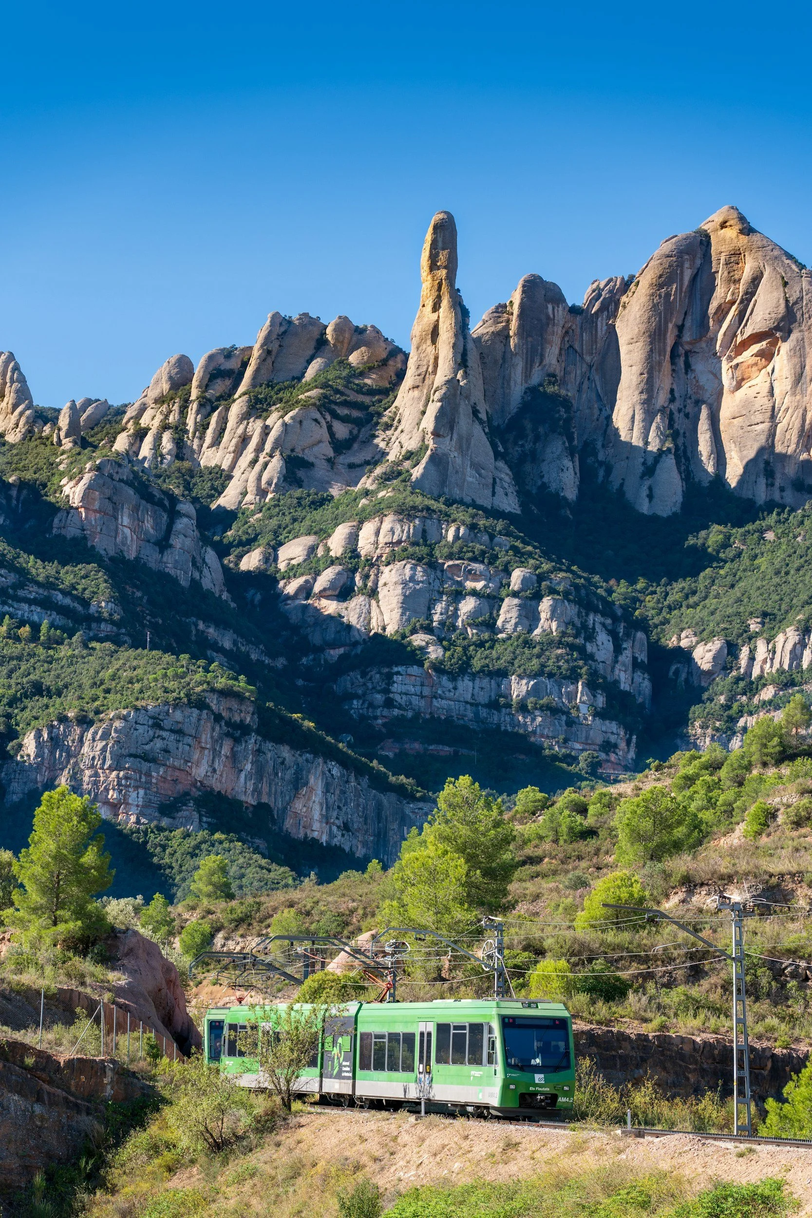 train spain view