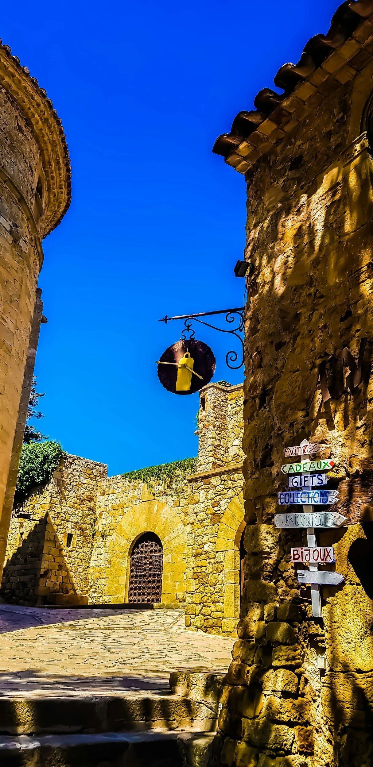 street in Pals, Spain