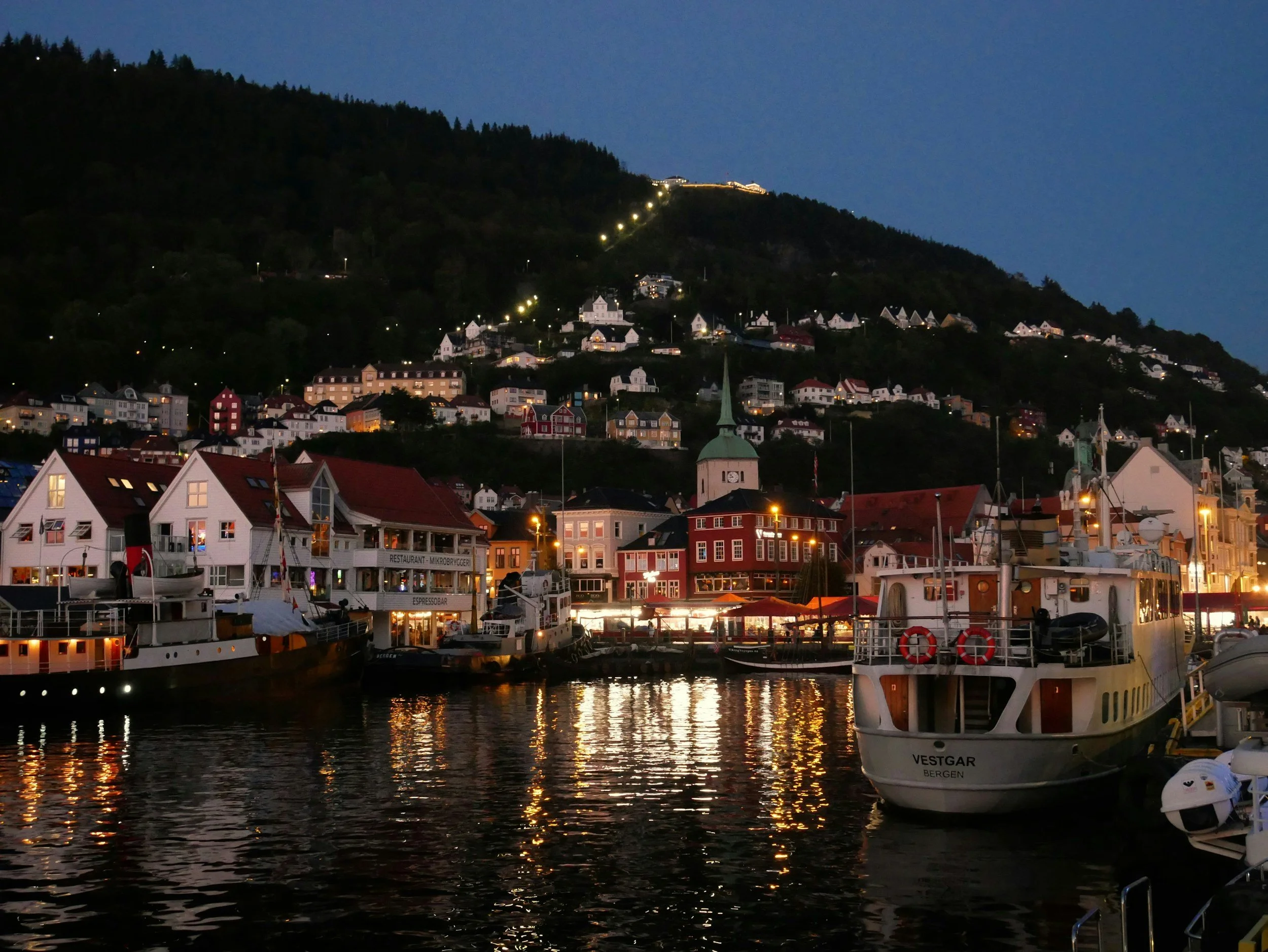 evening in bergen