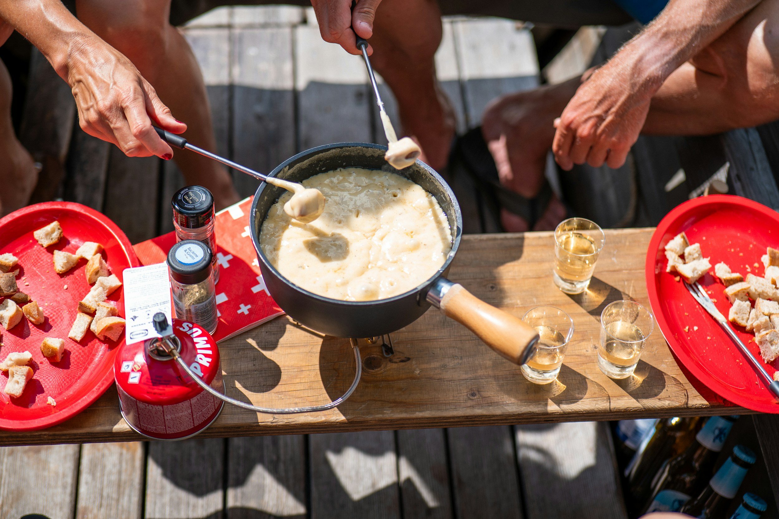 Cheese fondue