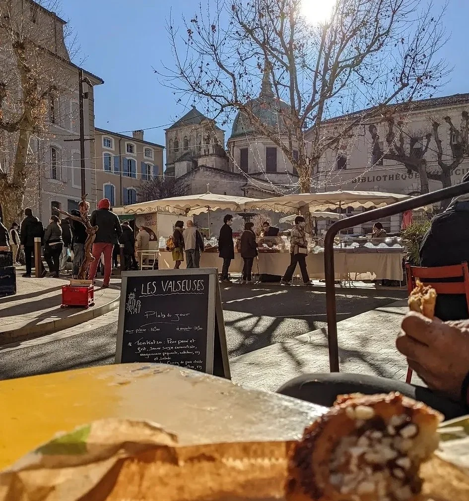 village square market in france