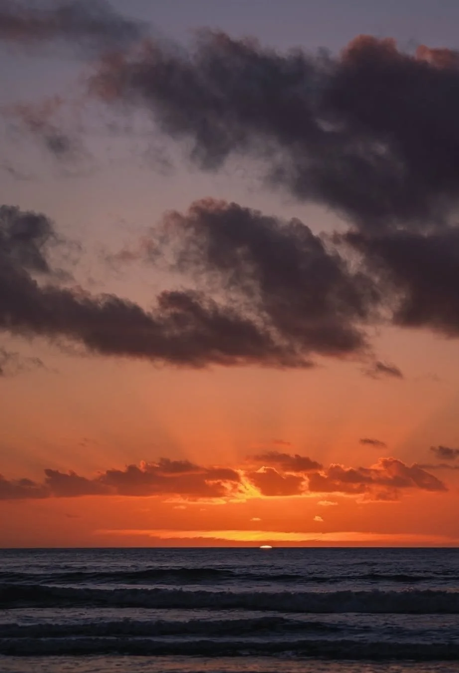 sunset on anholt is so pretty