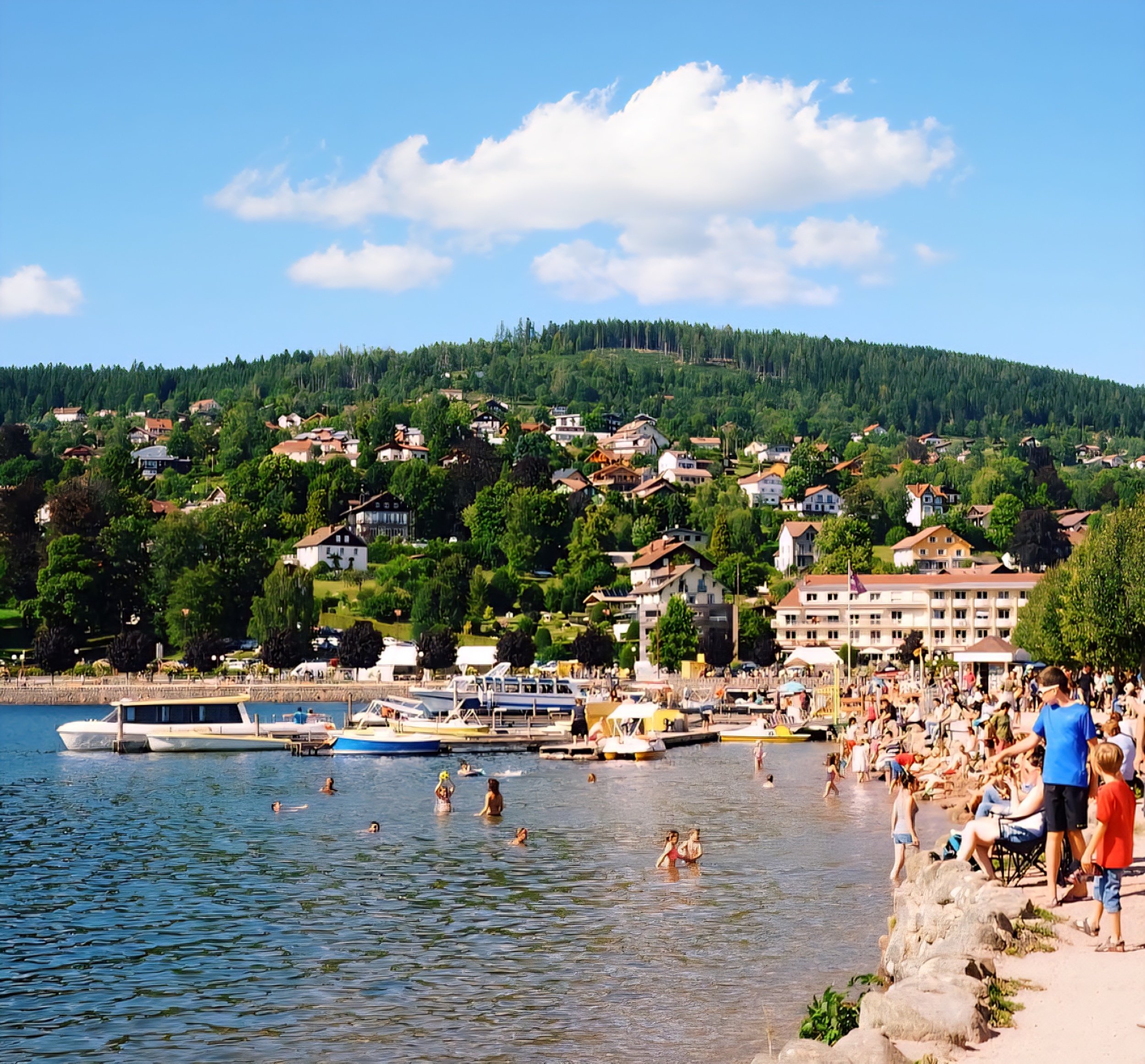 view over Gérardmer