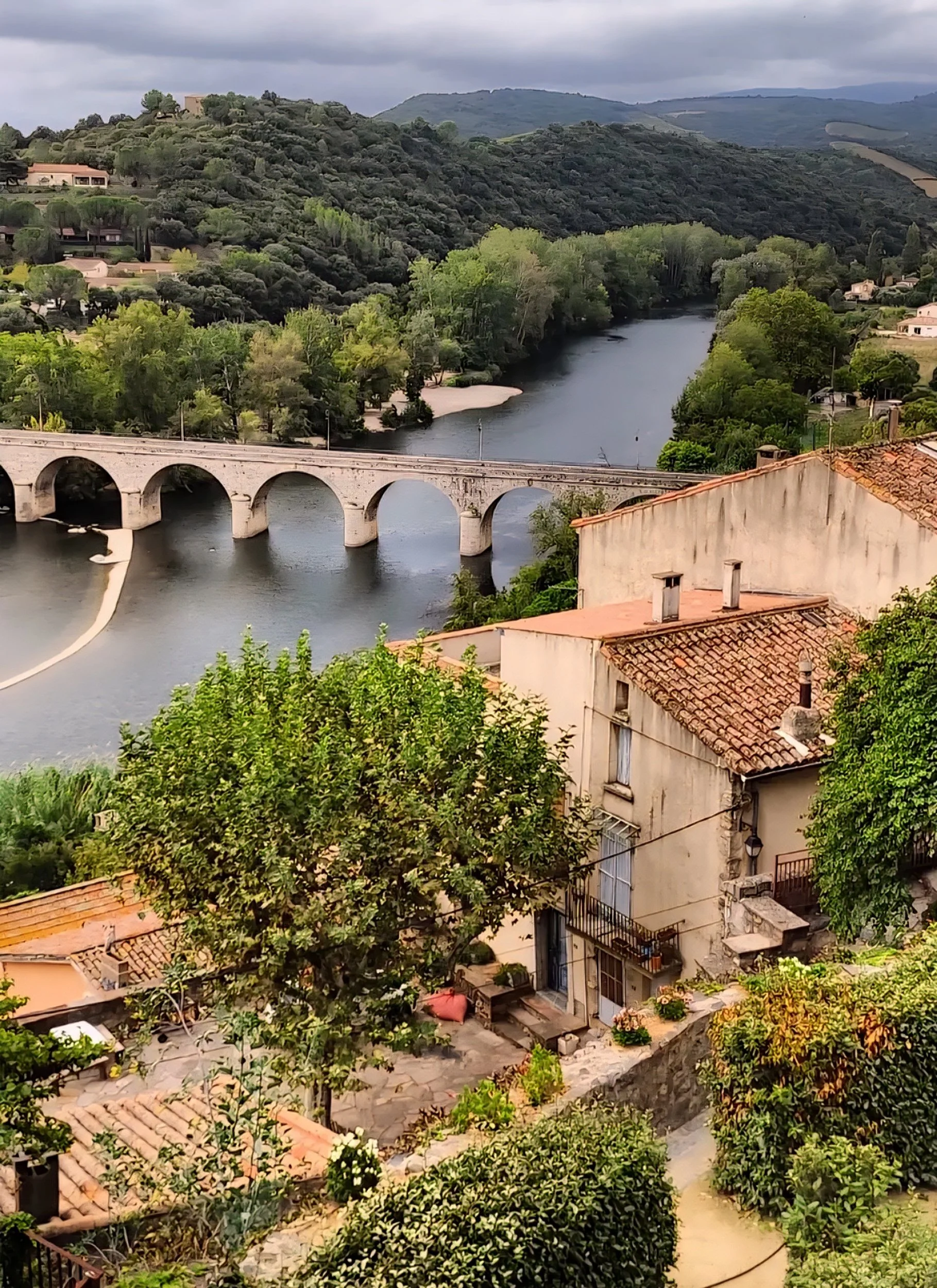 view in Saint-Chinian