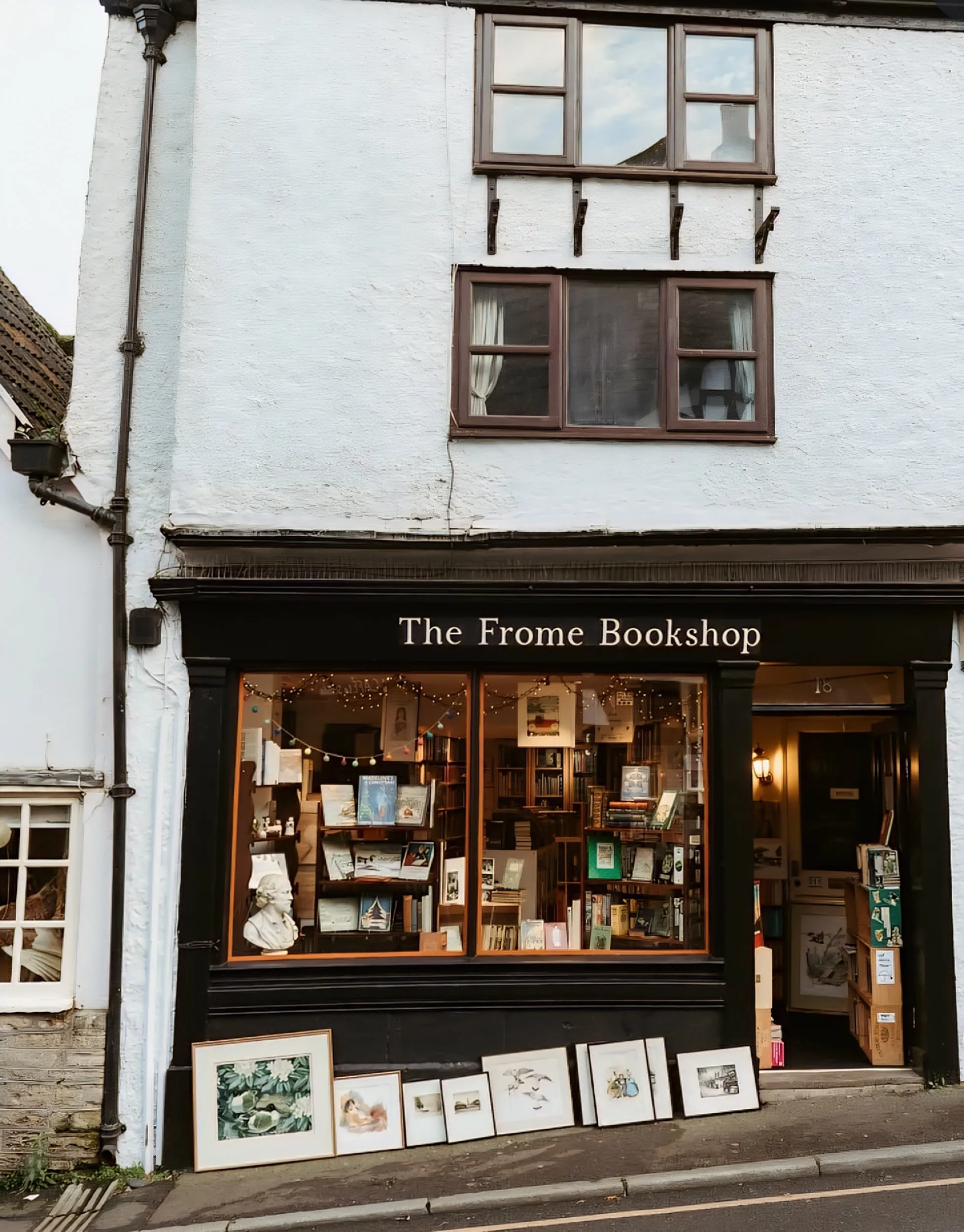 bookshop cozy village uk