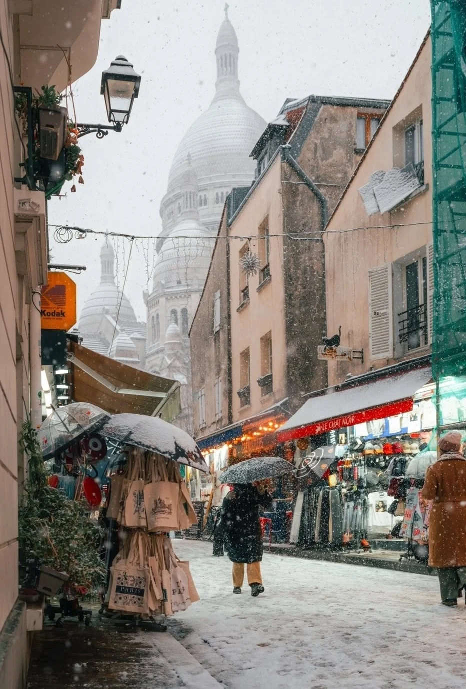 France shopping winter