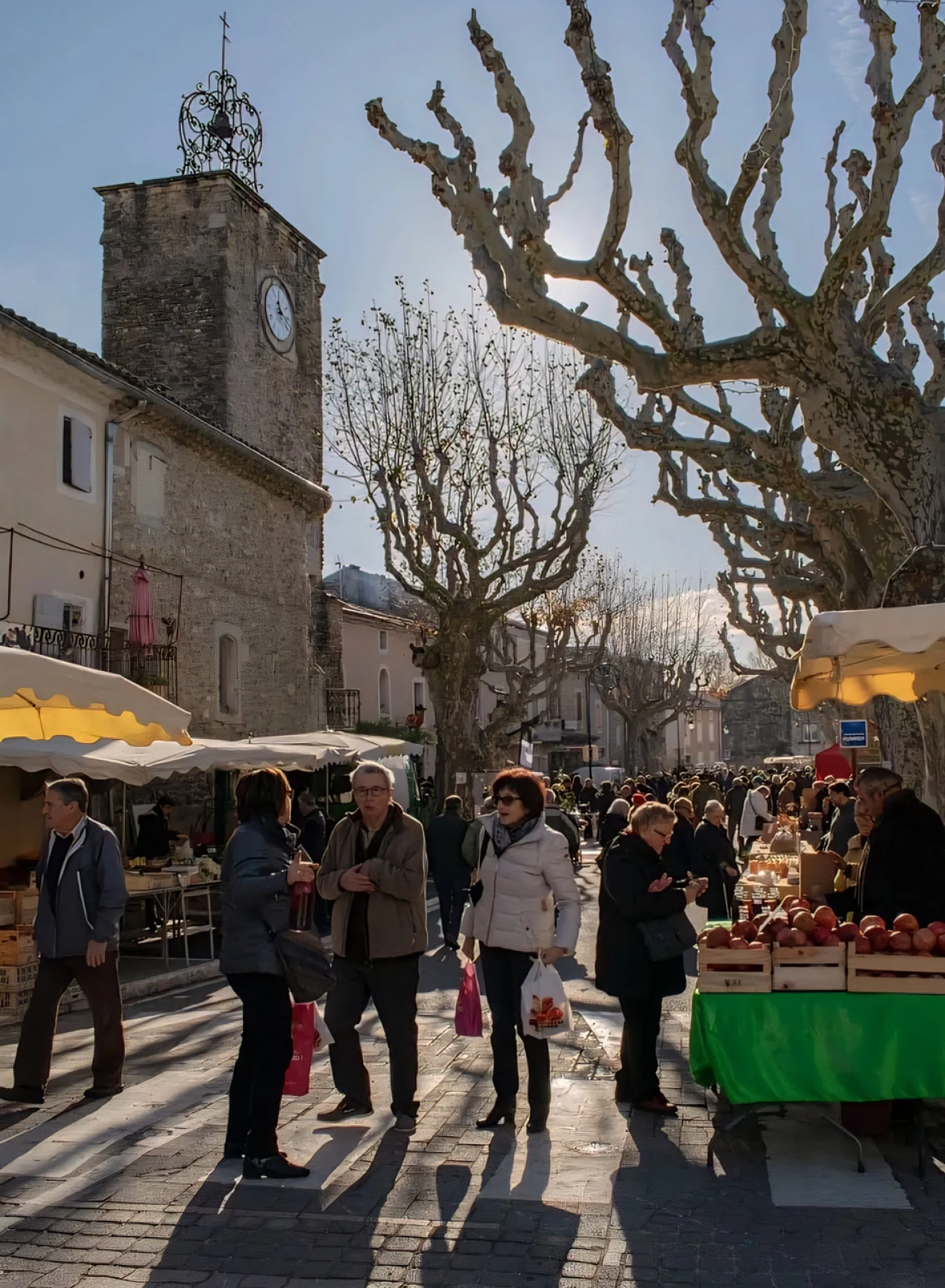 Richerenches market winter