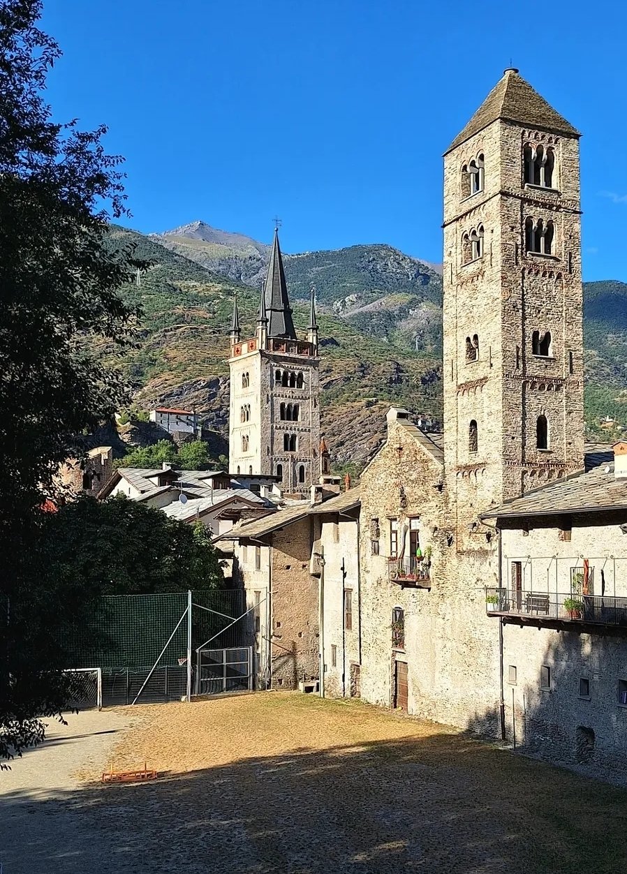 susa town, italy