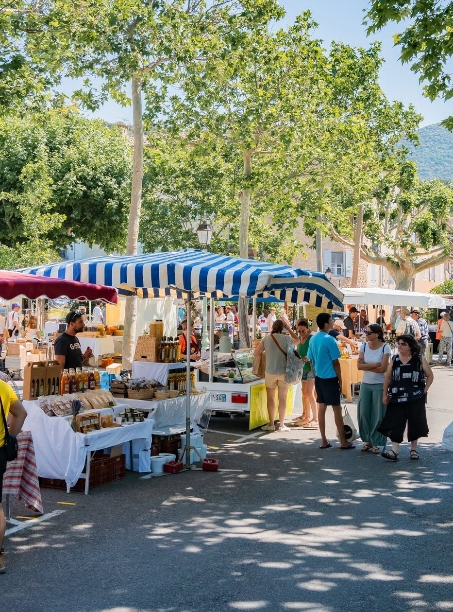 market in Nyons