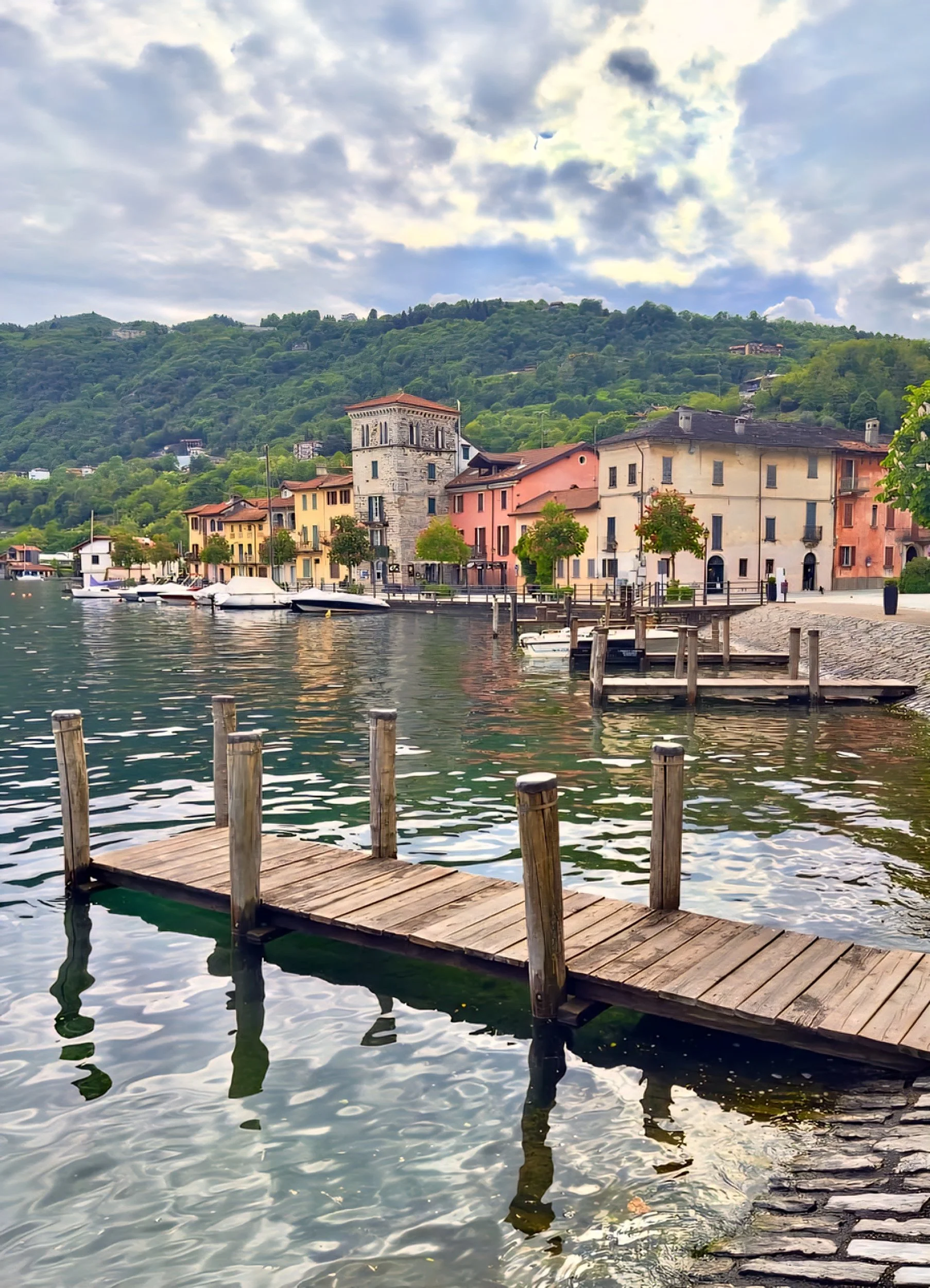 Lake orta view