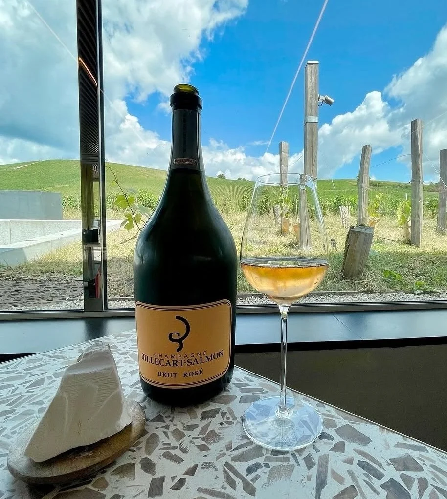 glass of wine in Aÿ-Champagne