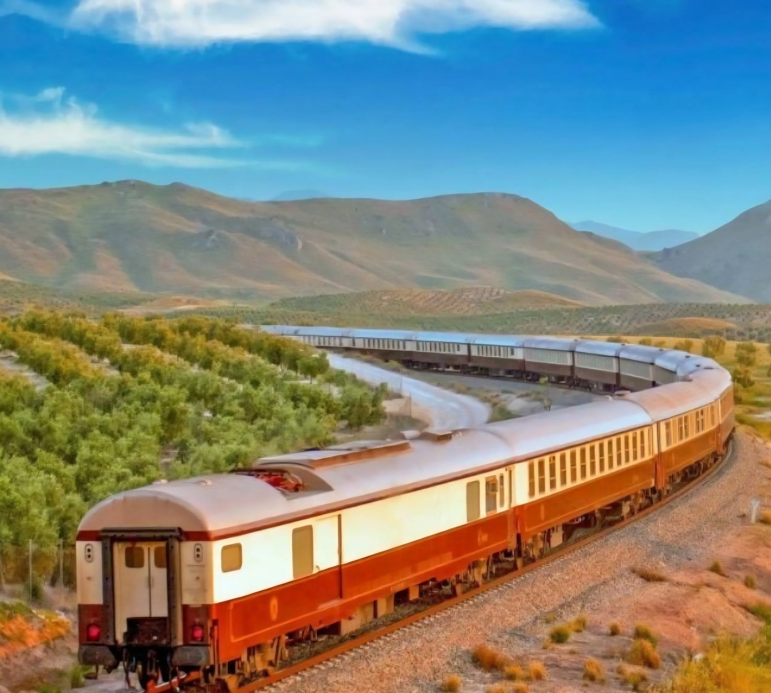 renfe trainns spain view