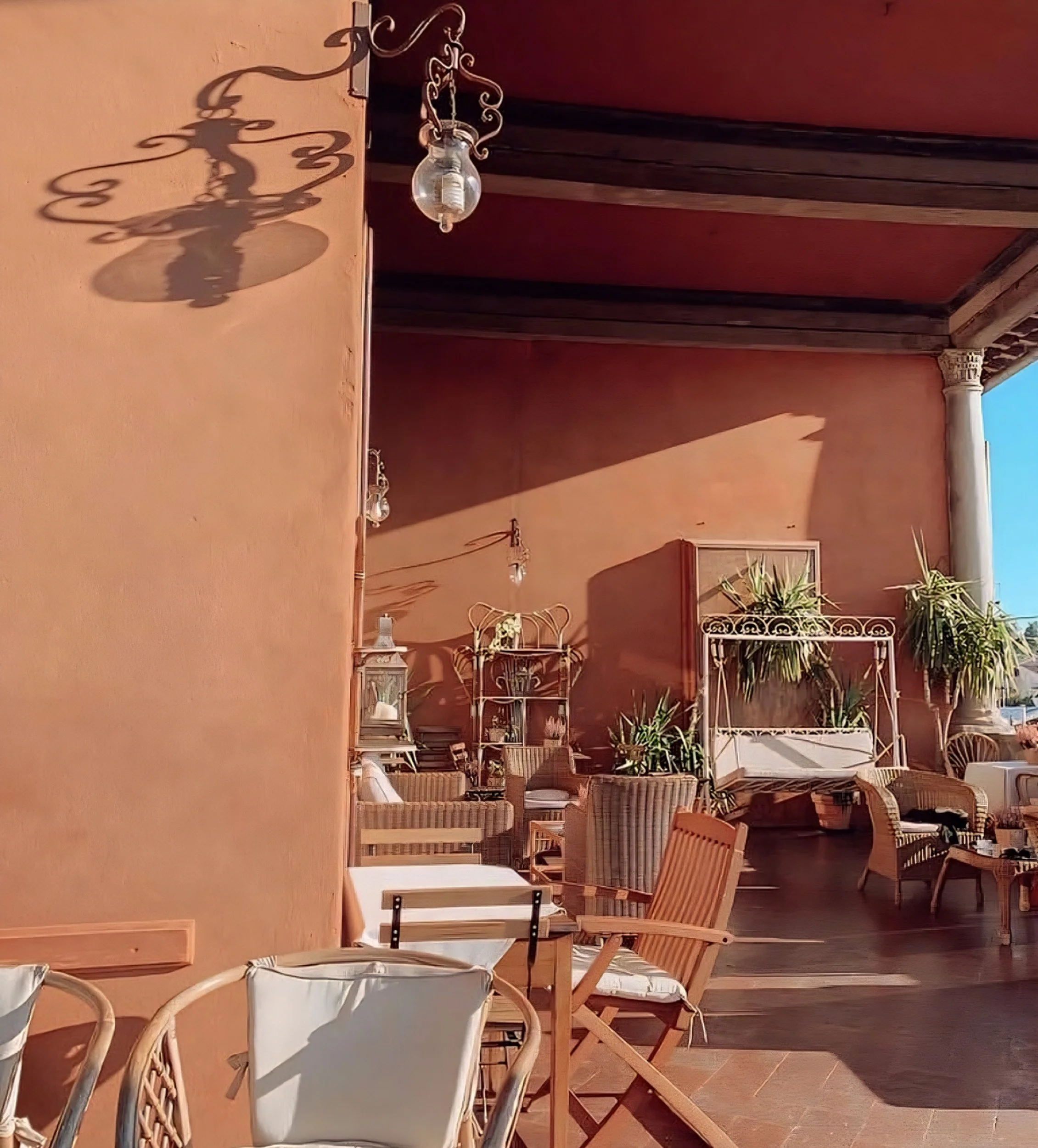 patio at Palazzo Guadagni