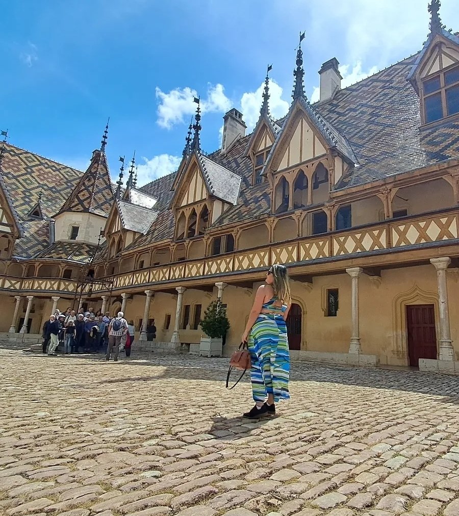 town square in Beaune