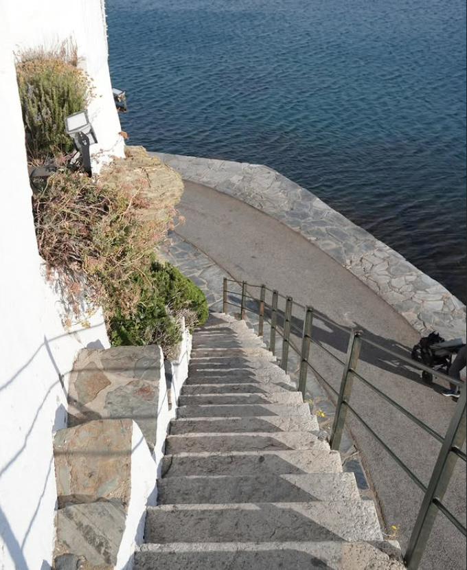 stairs by the sea