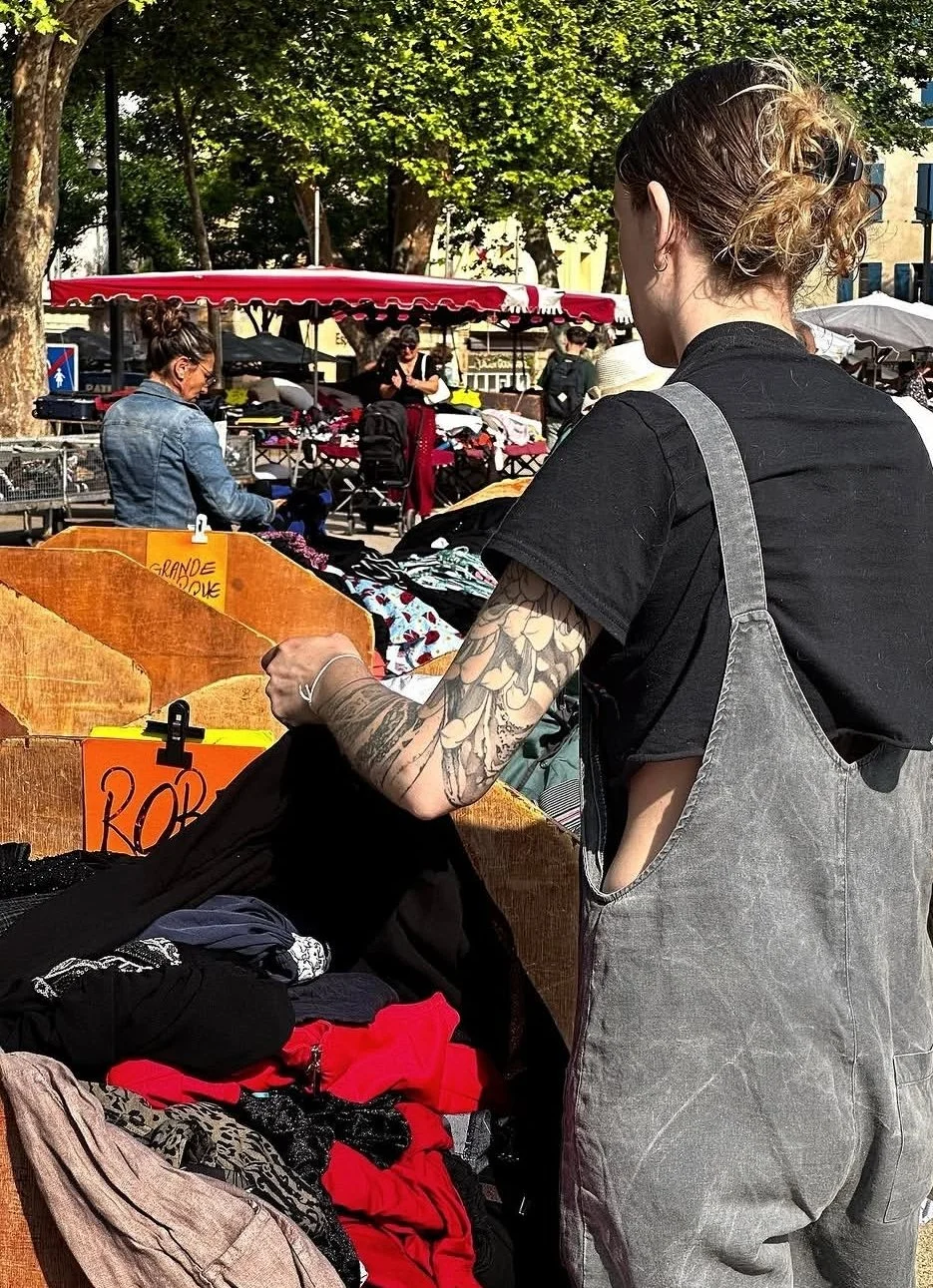 woman market france