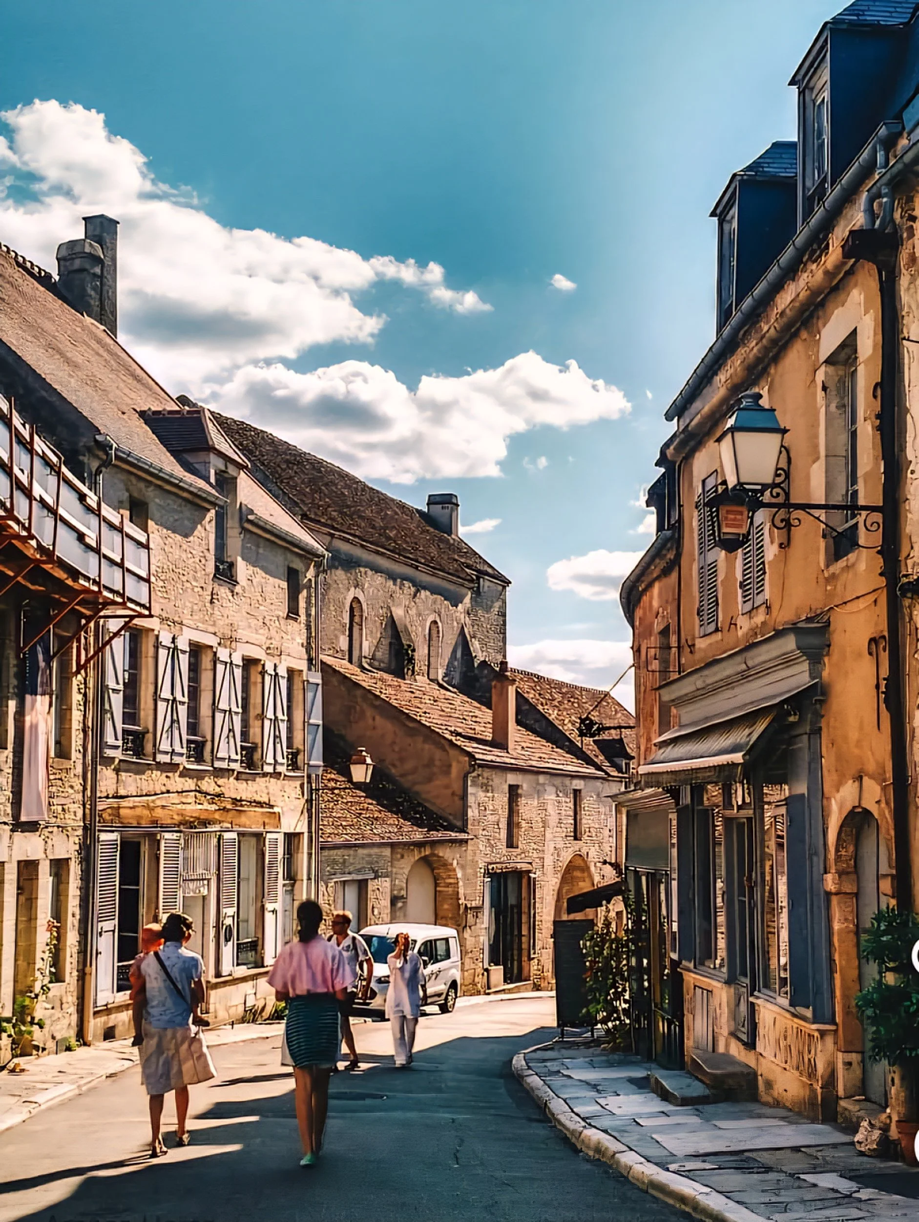 street in Vézelay