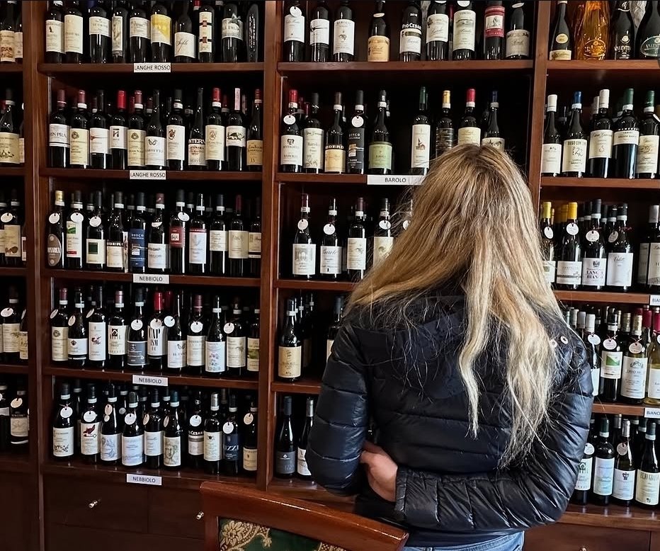 wine shop in piedmont