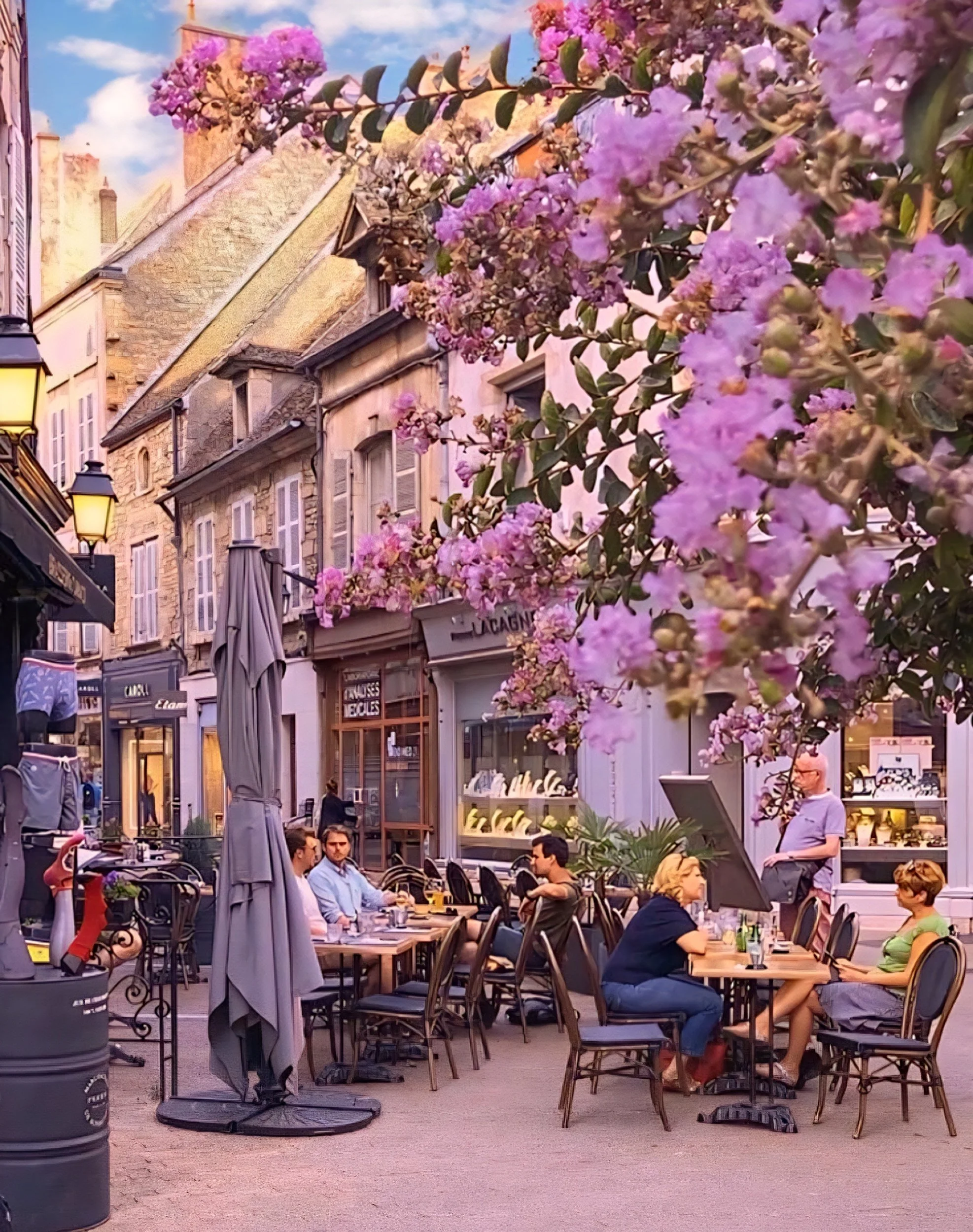 cafe in Beaune