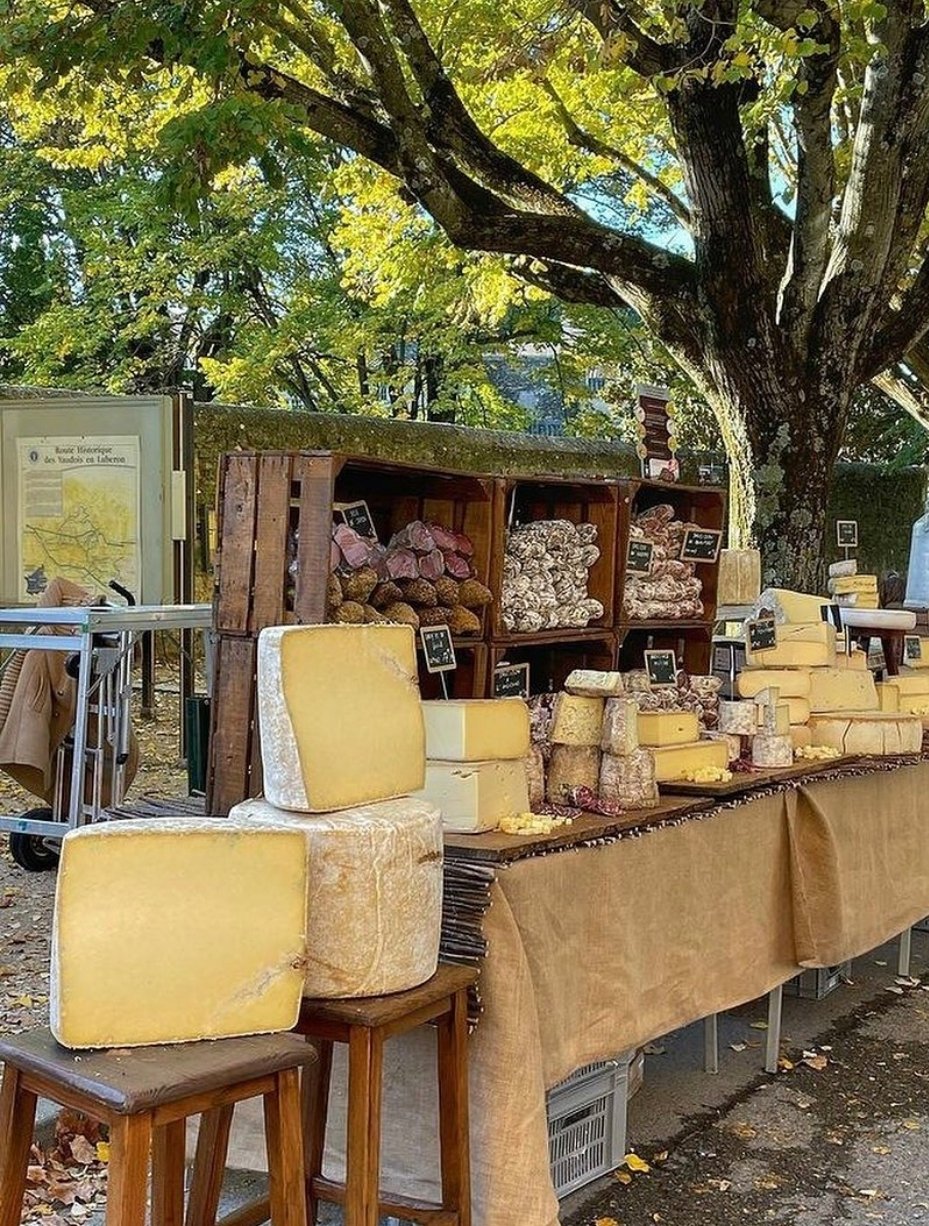 cheese stand provence market