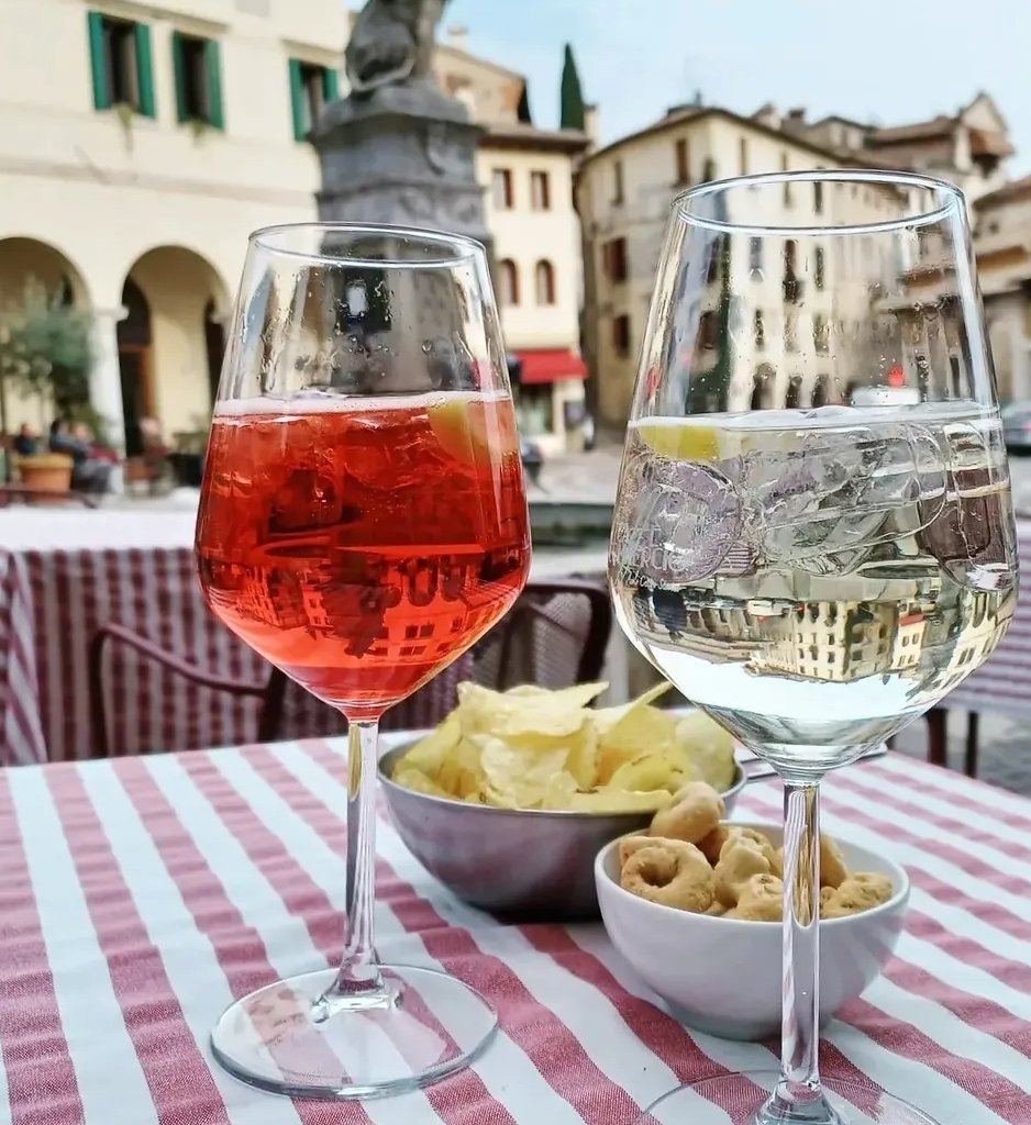 wine appertivo in Asolo