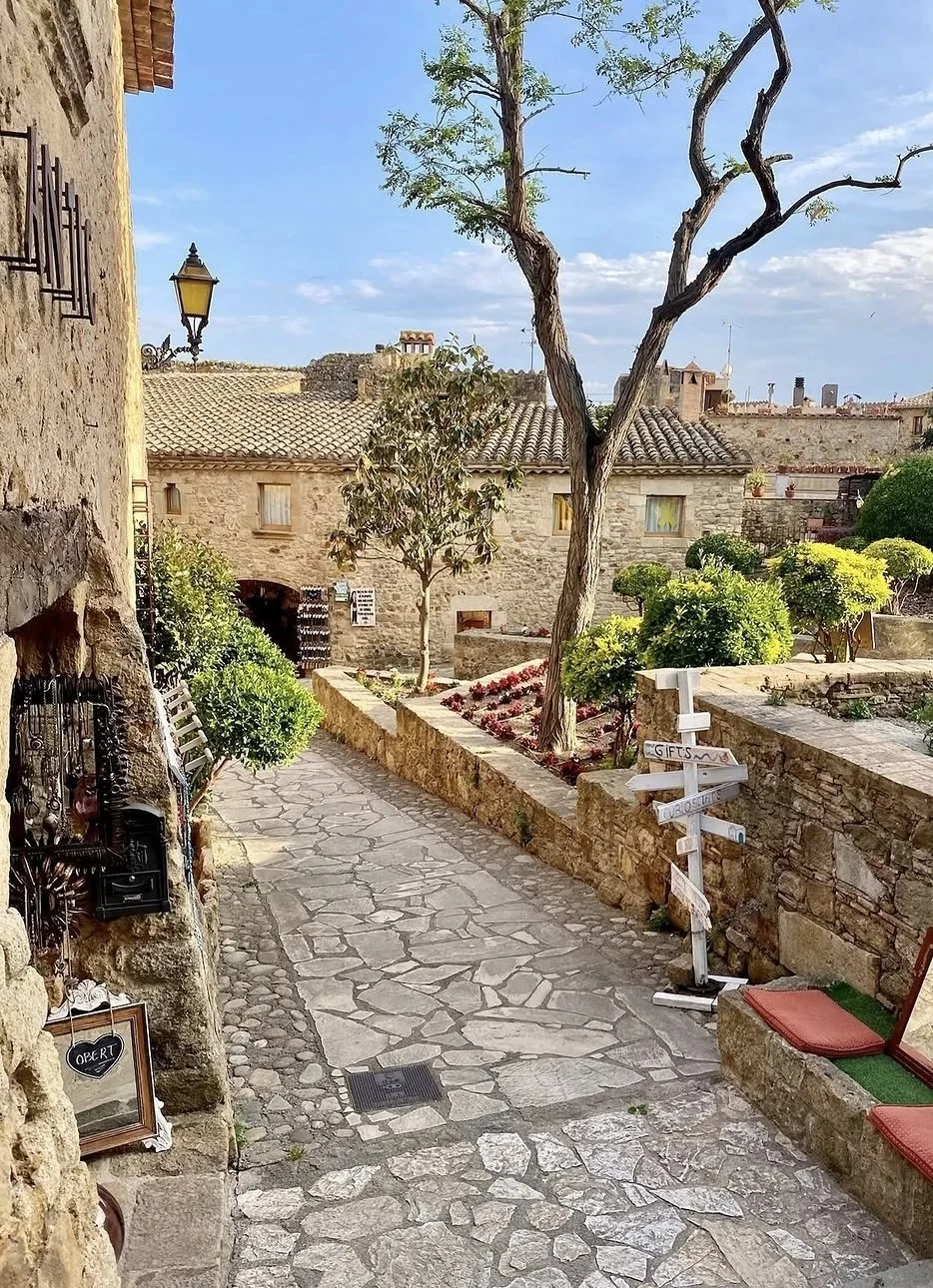 street in Pals, Spain